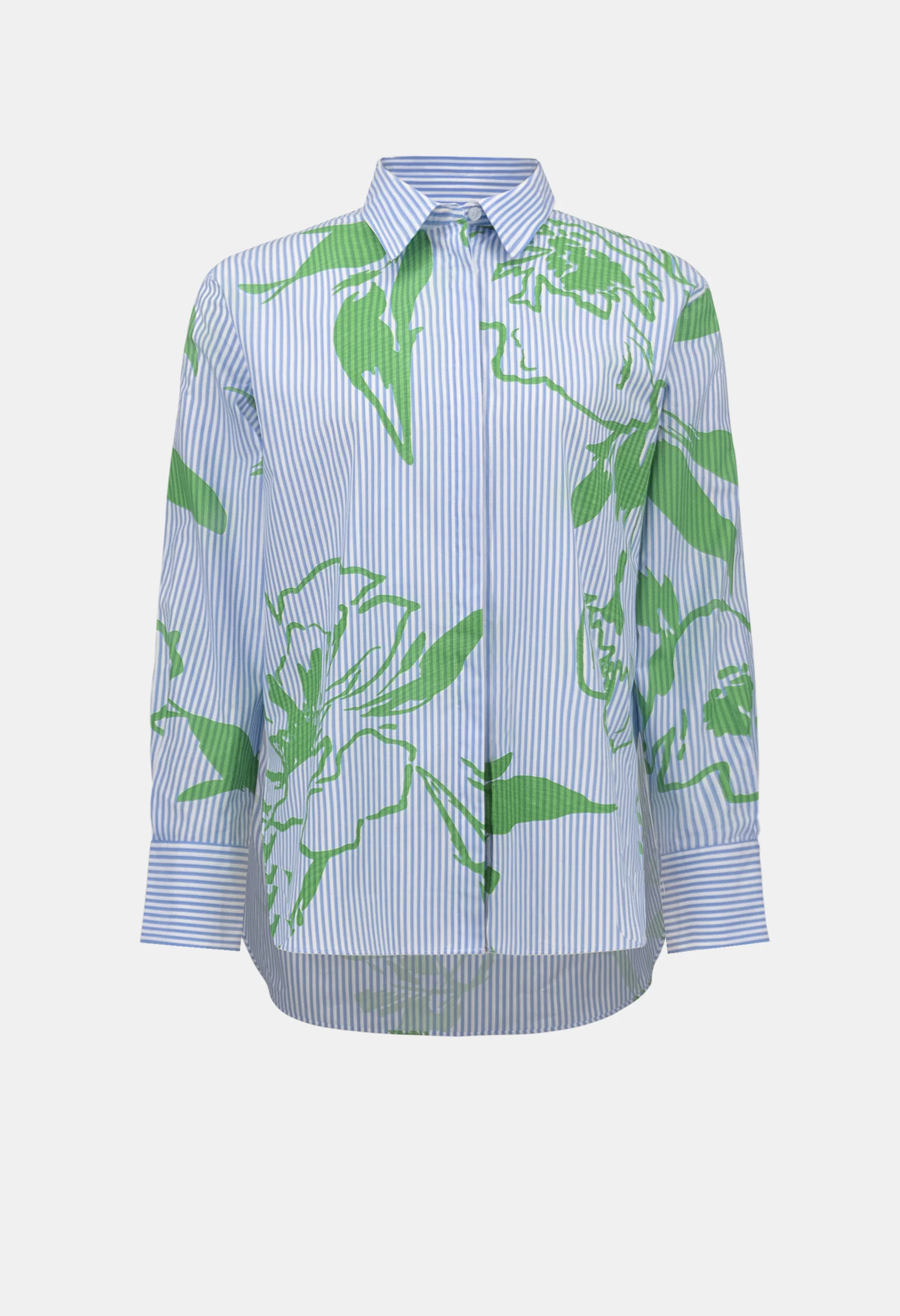 Floral Striped Casual Shirt - Image 6