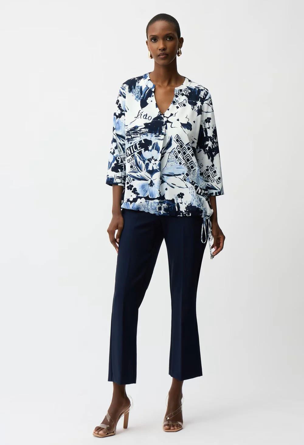 Floral V-Neck Blouse - Image 2