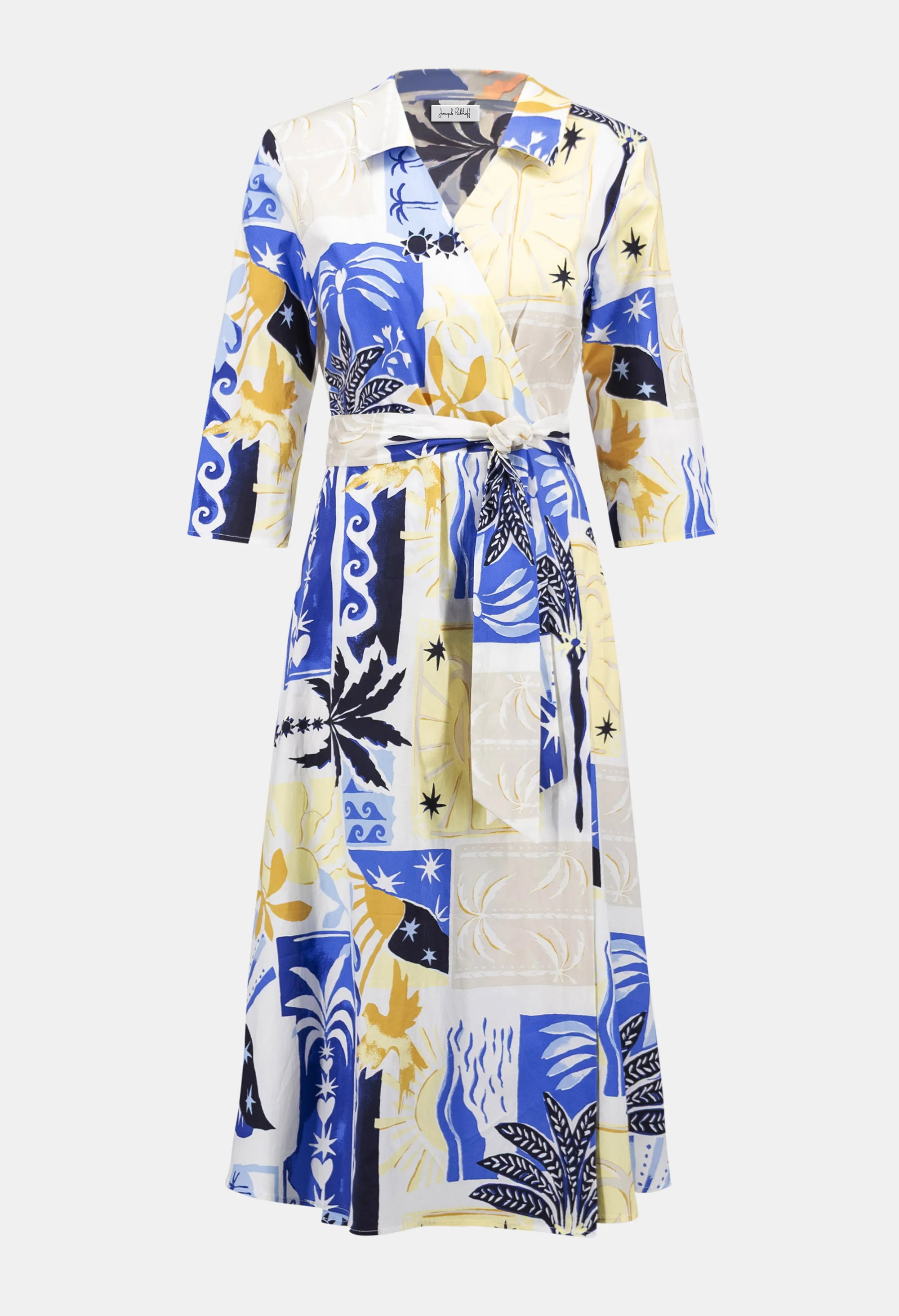Floral V-neck Wrap Dress - Image 6