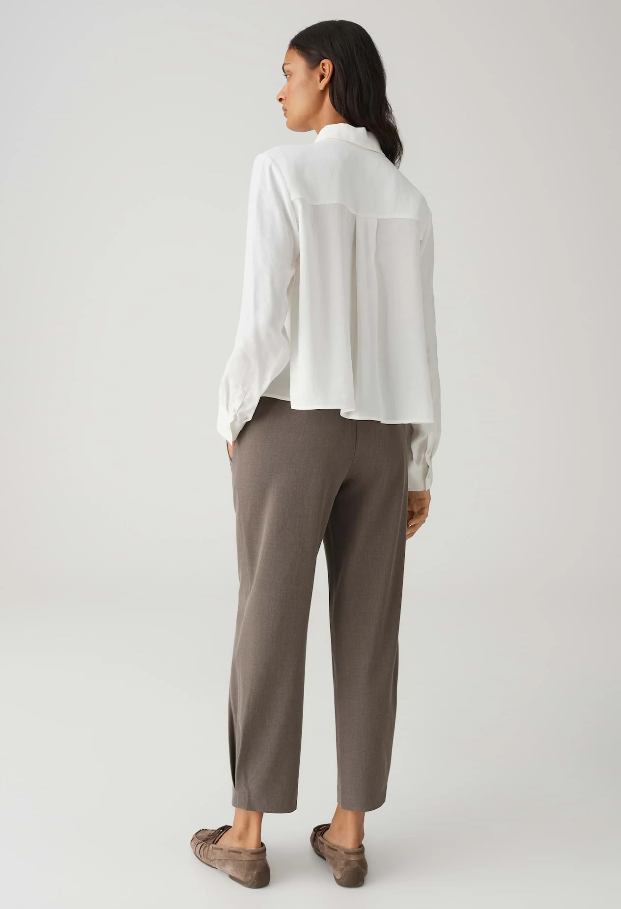 Flowy Regular Fit Blouse - Image 3
