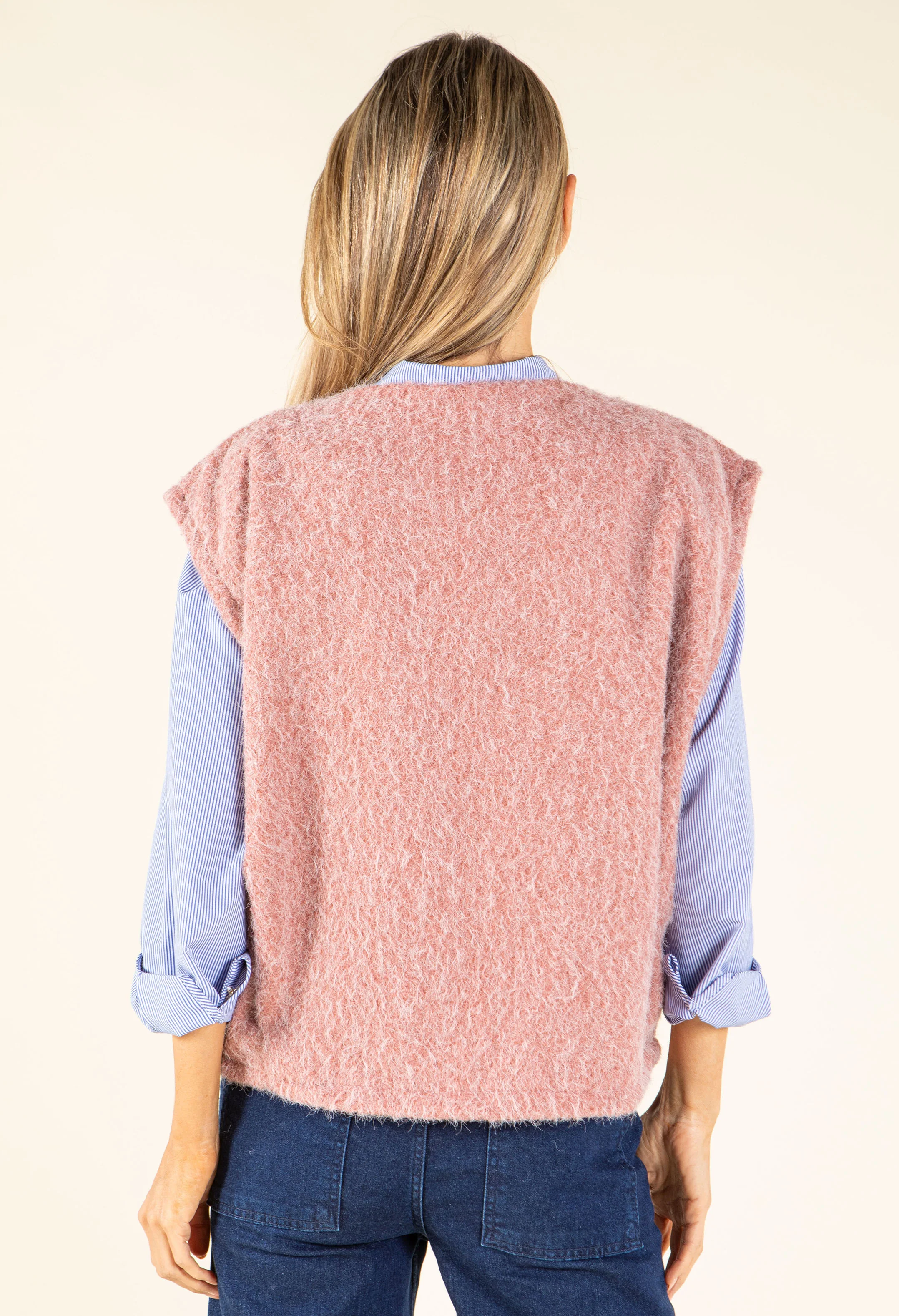Fluffy Knit Vest - Image 9