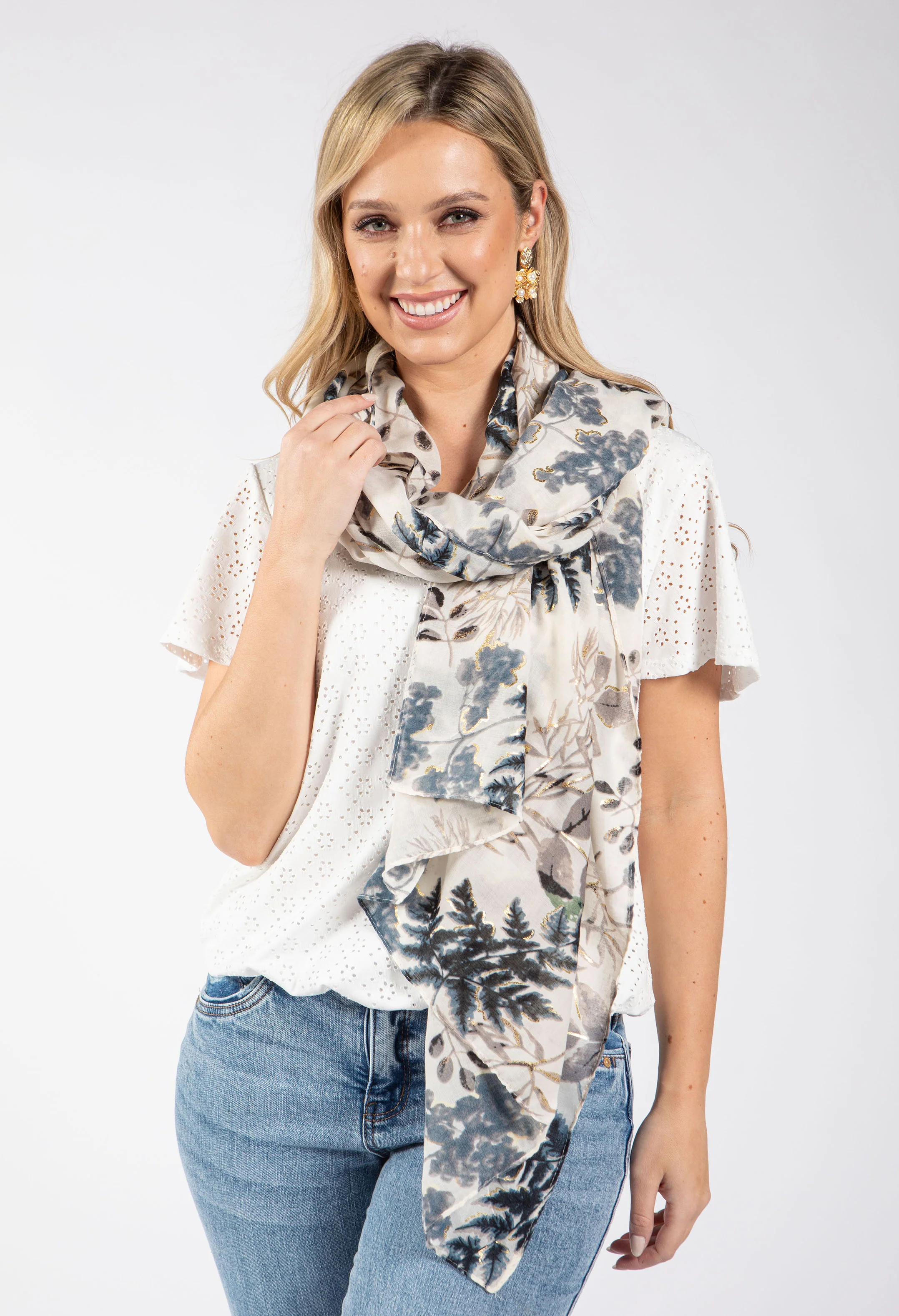 Forest Print Scarf - Image 3