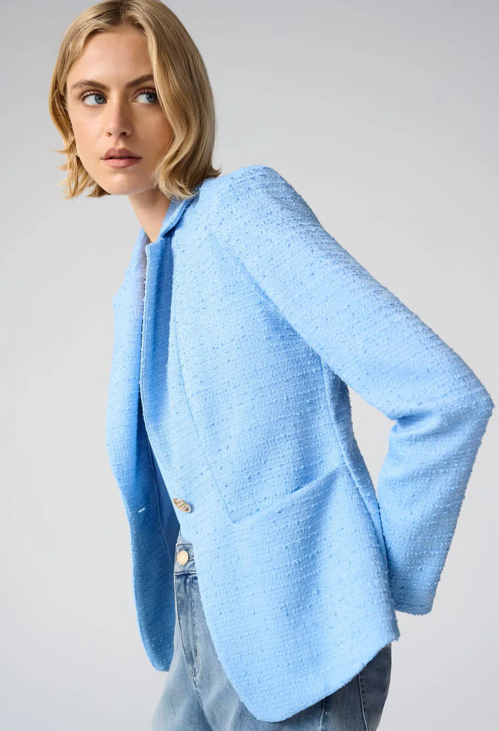 Formal Hip-length Blazer - Image 2