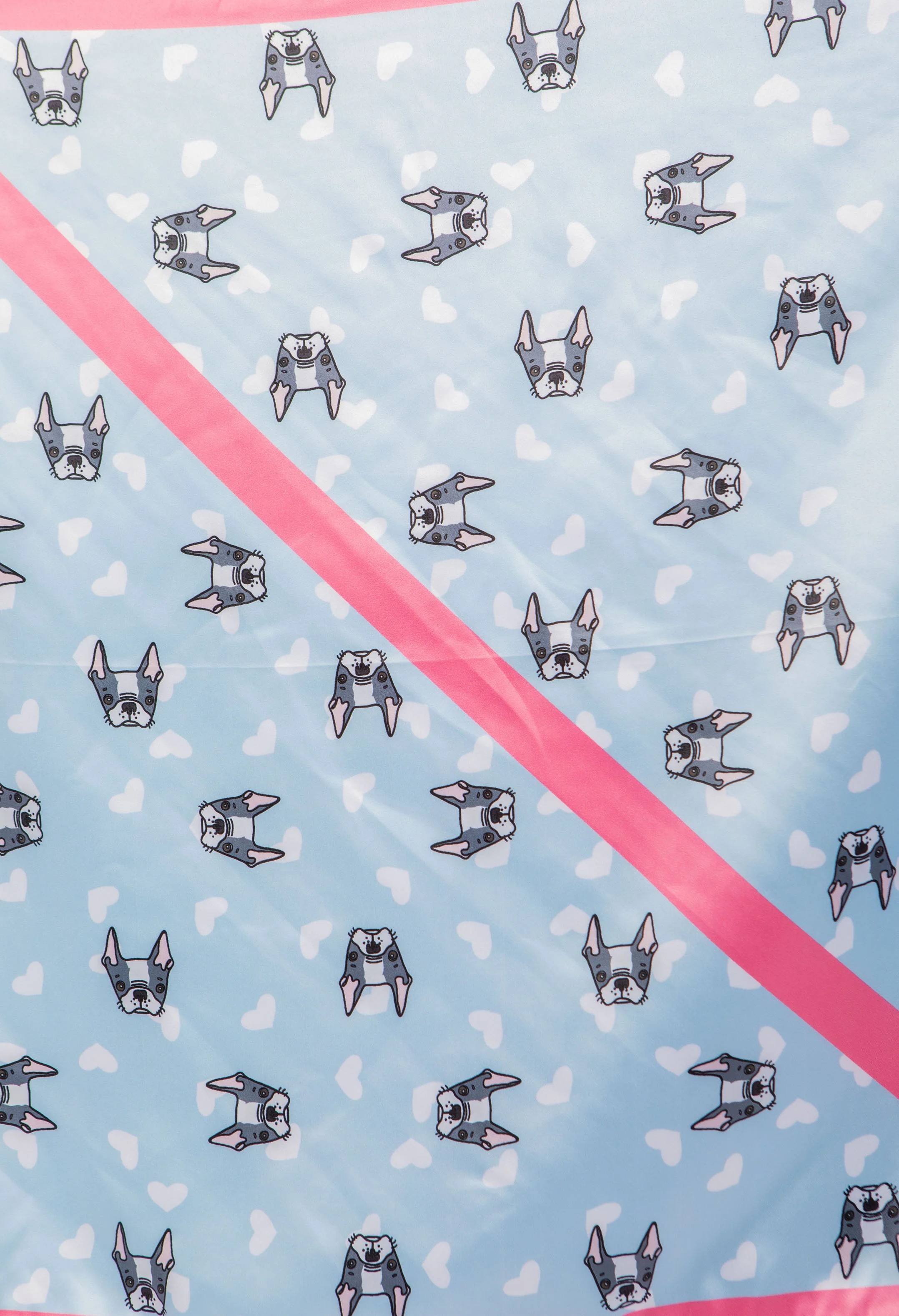 French Bulldog Satin Scarf - Image 3