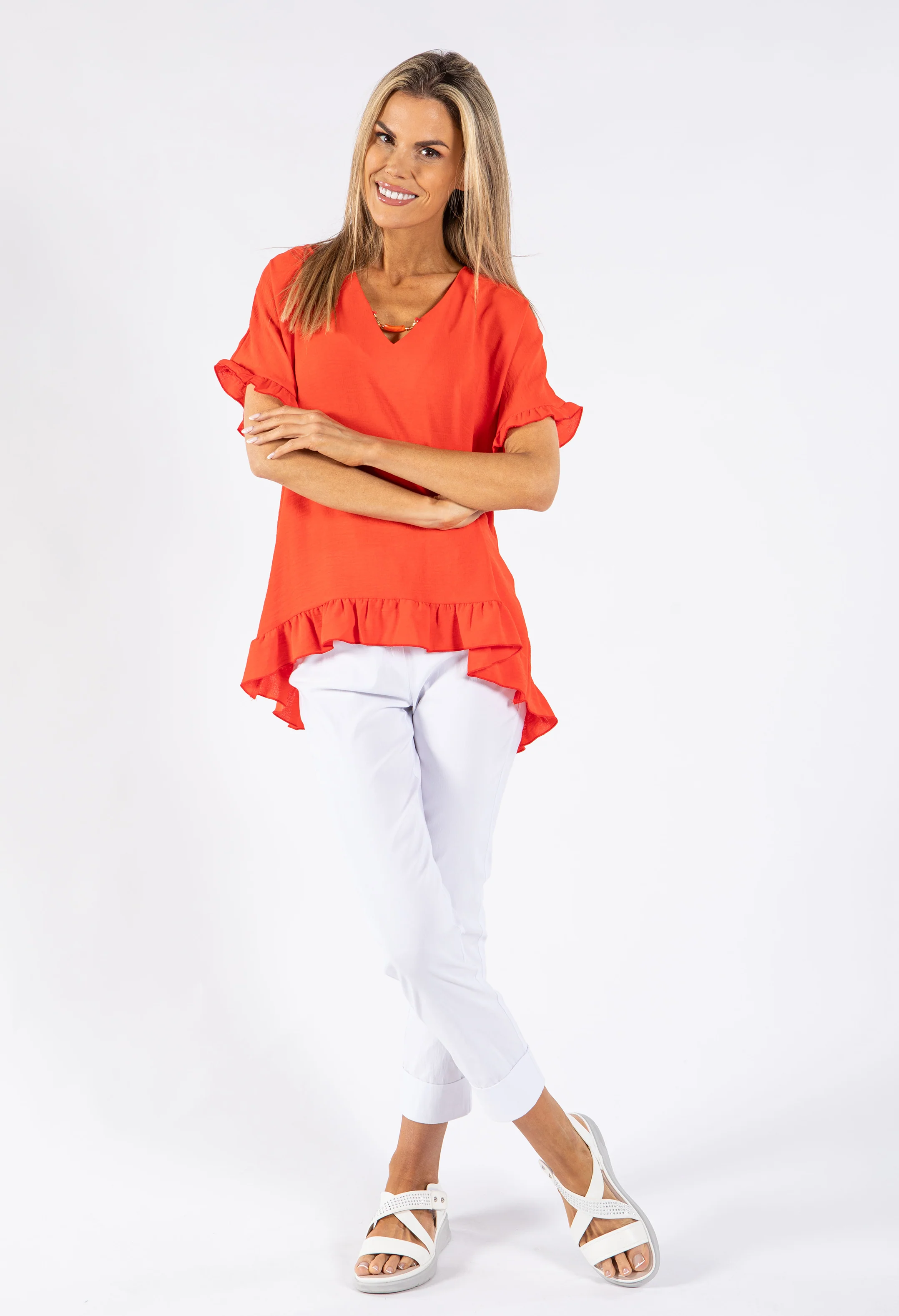 Frill Hem Top - Image 5