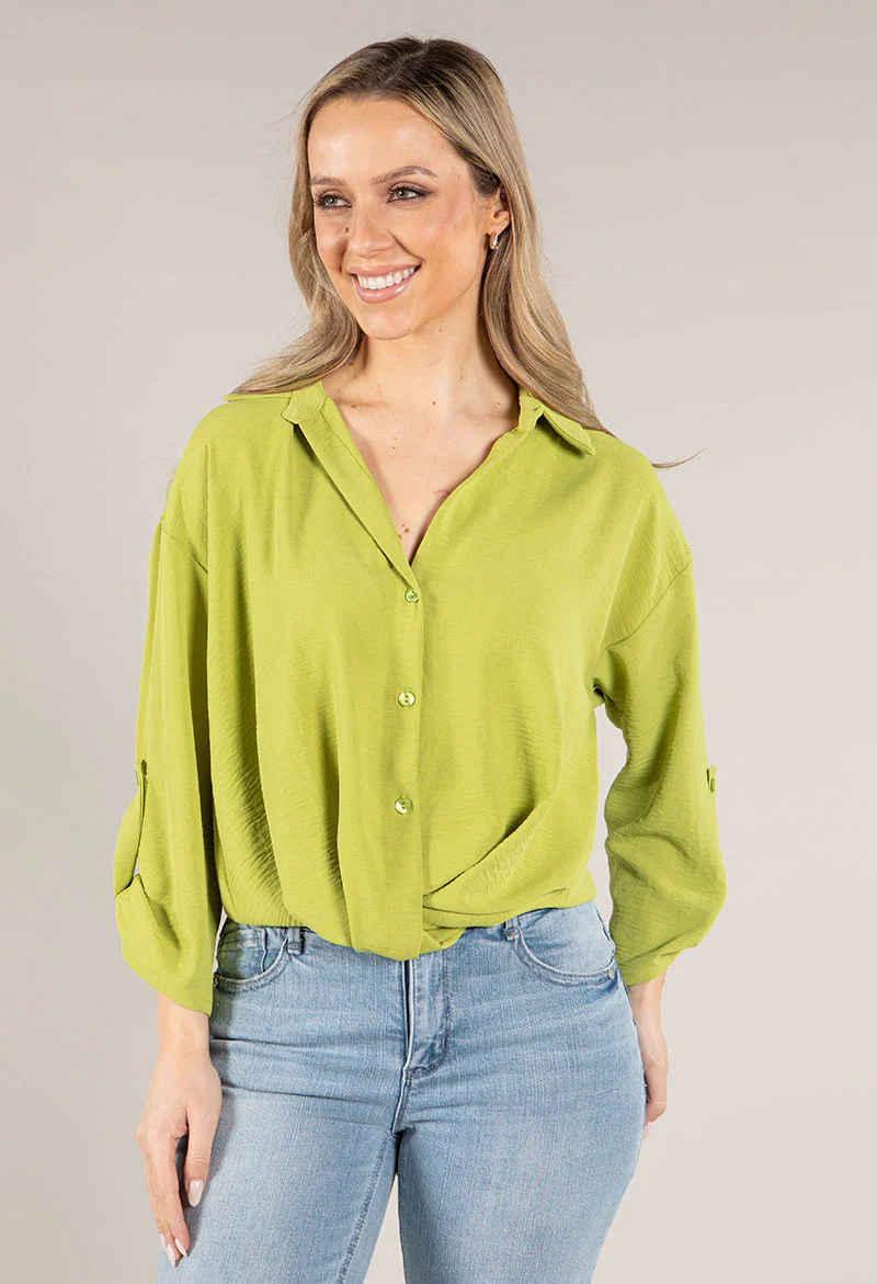 Front Knot Blouse - Image 13