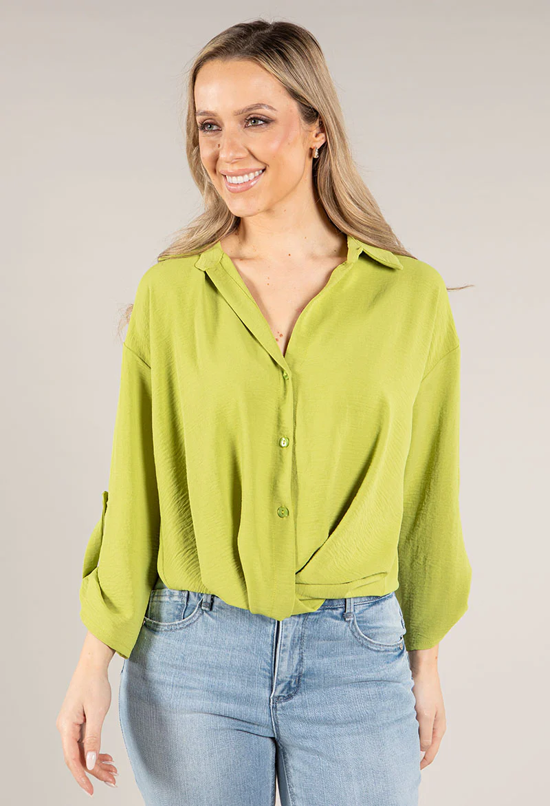 Front Knot Blouse - Image 16