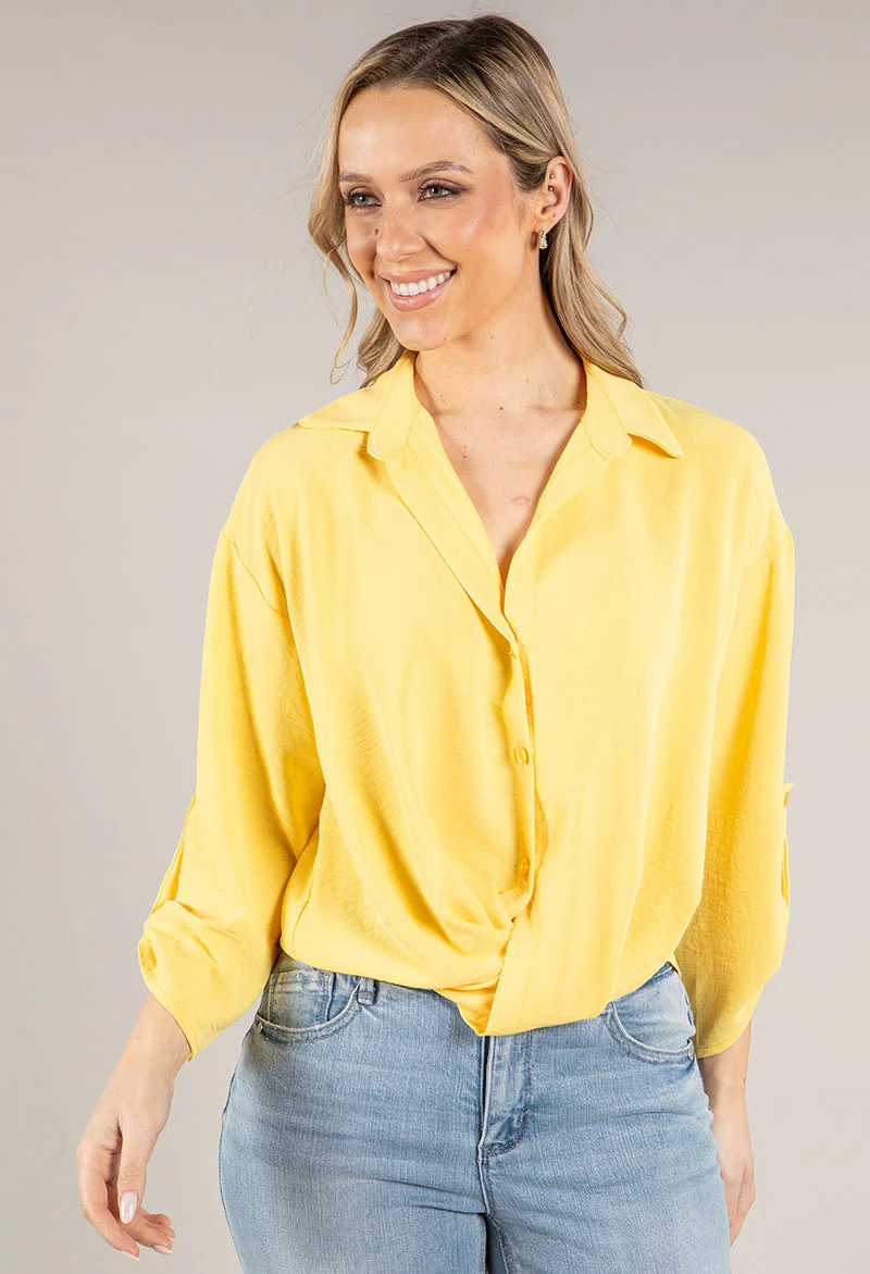 Front Knot Blouse - Image 4