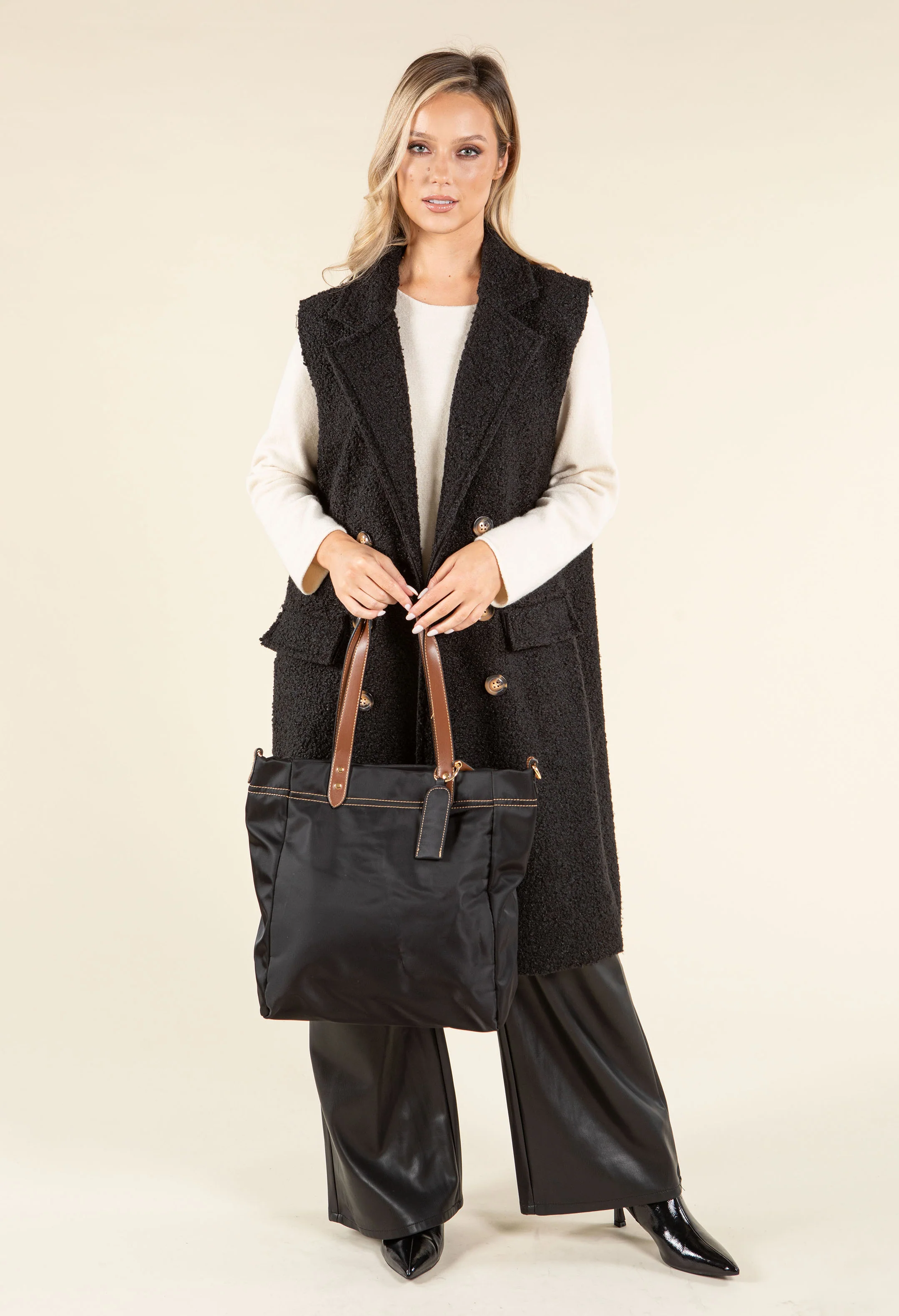 Front Zip Tote Bag - Image 2