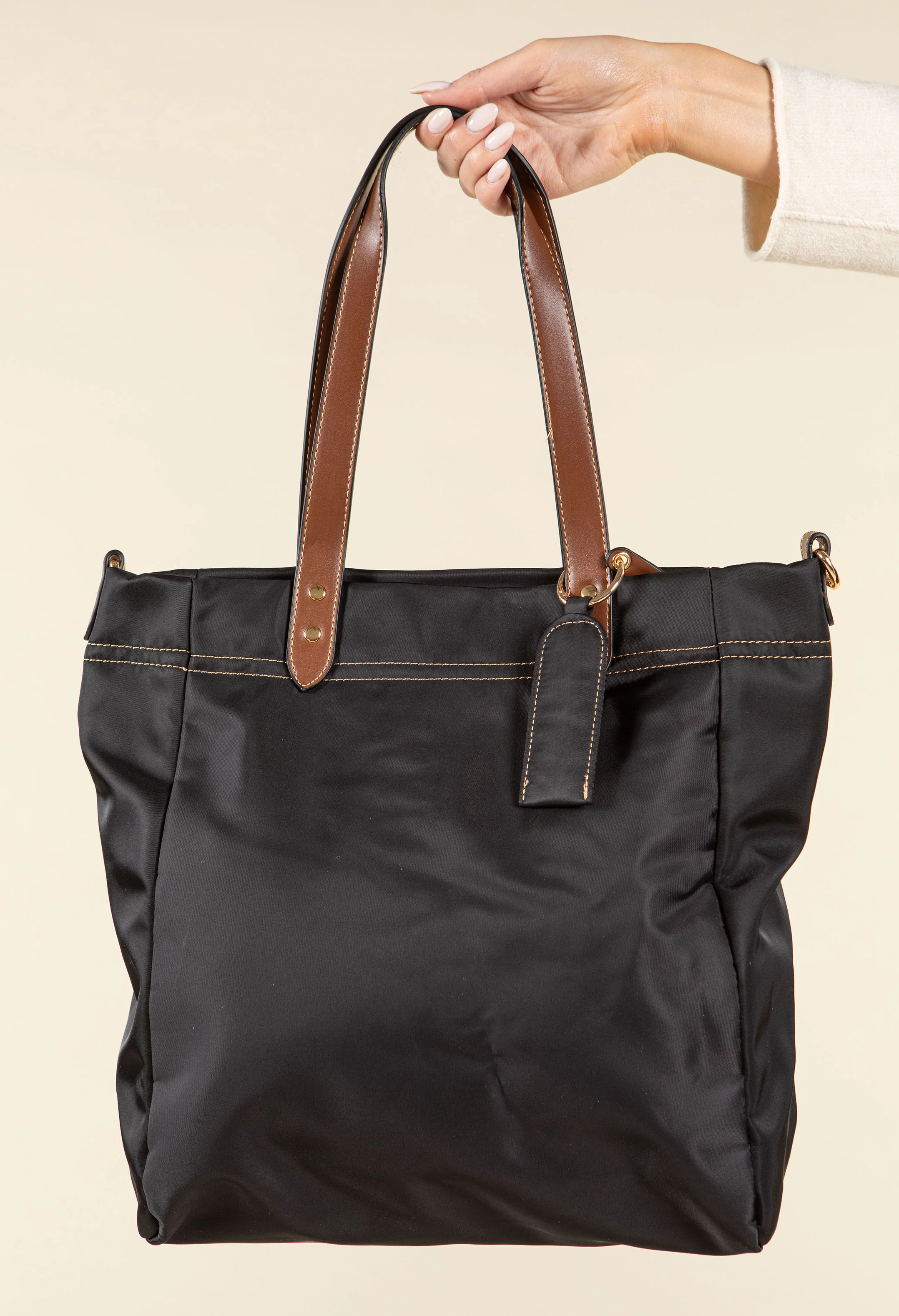 Front Zip Tote Bag - Image 4