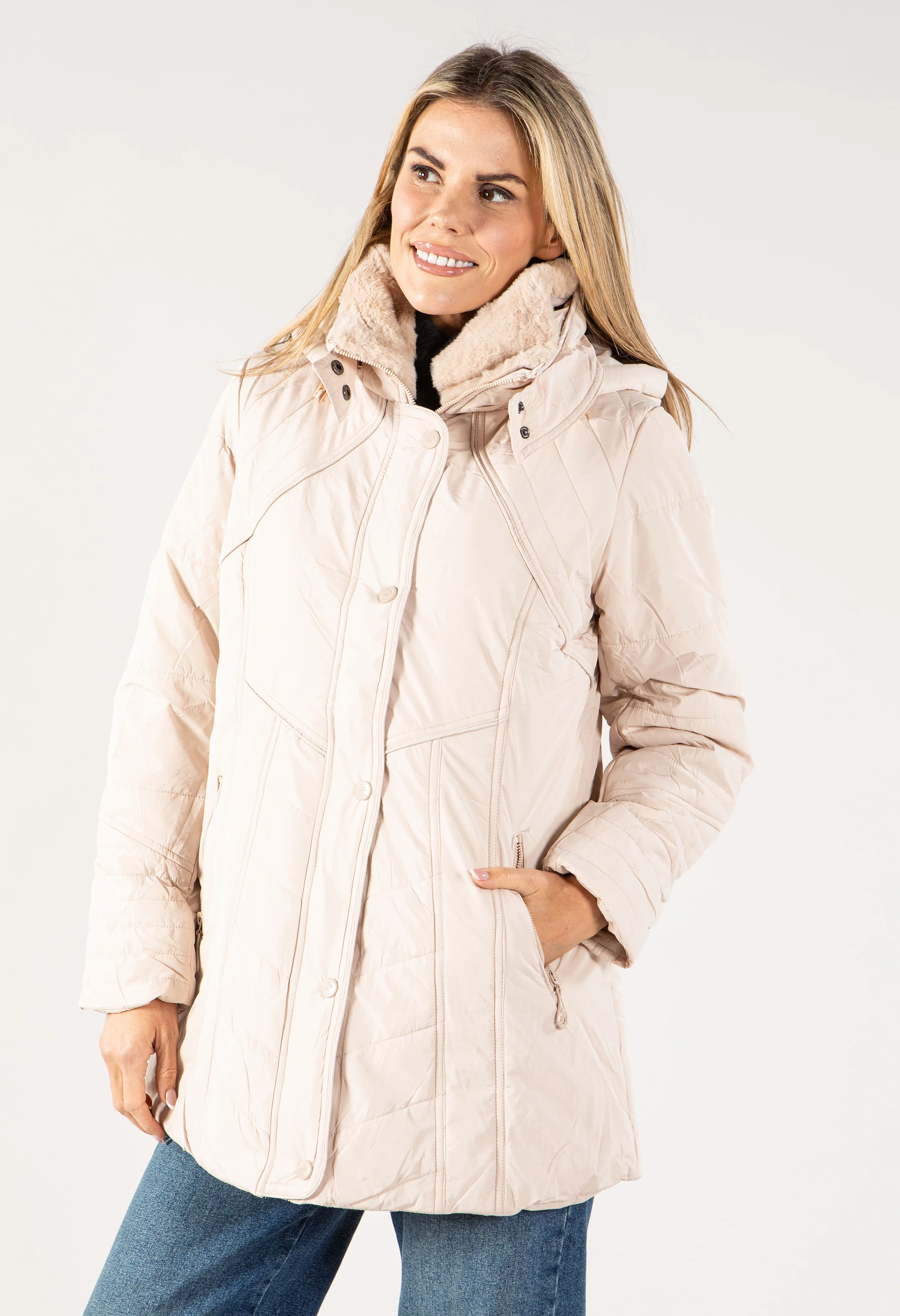 Fur Lined Coat - Image 10