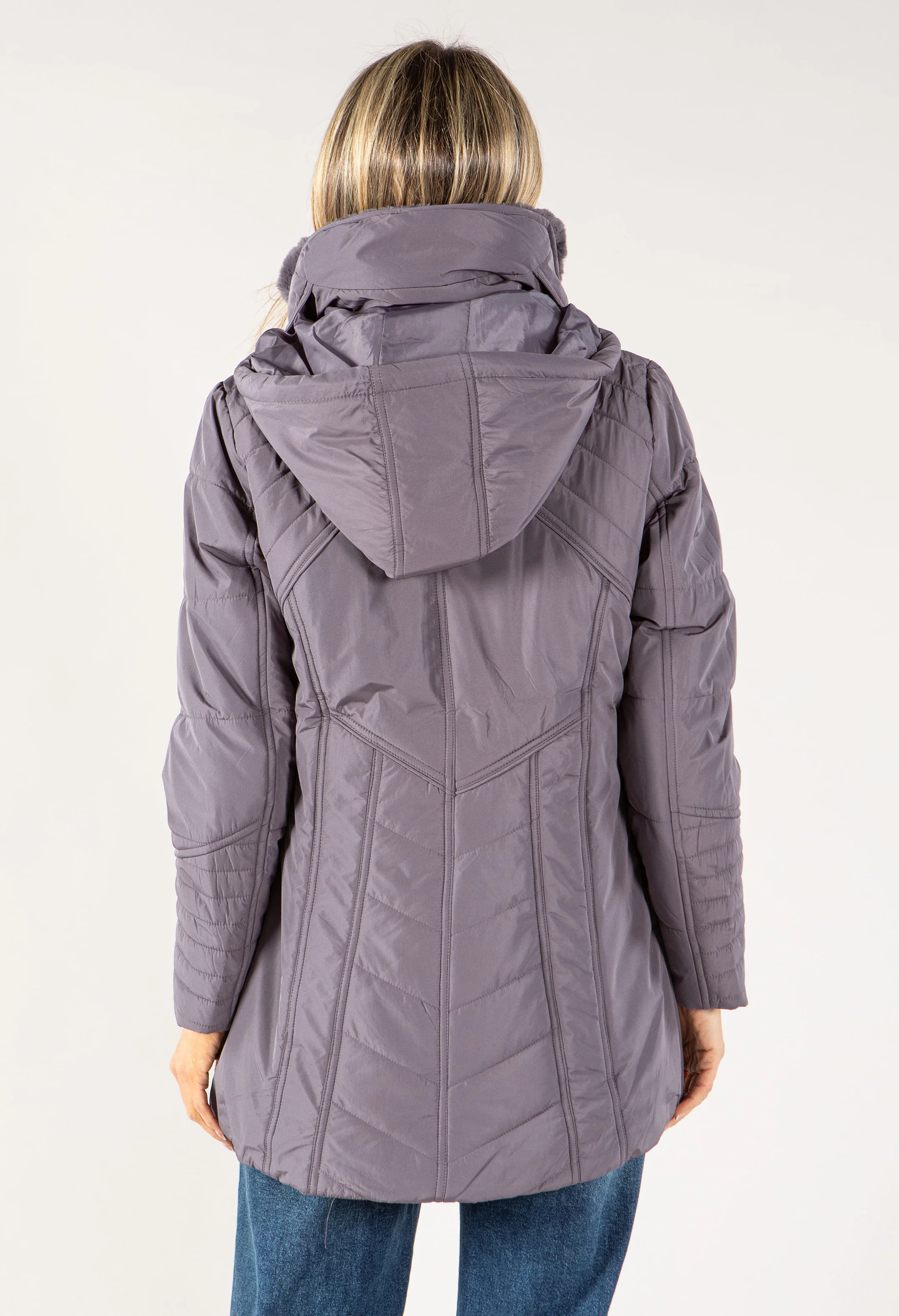 Fur Lined Coat - Image 15