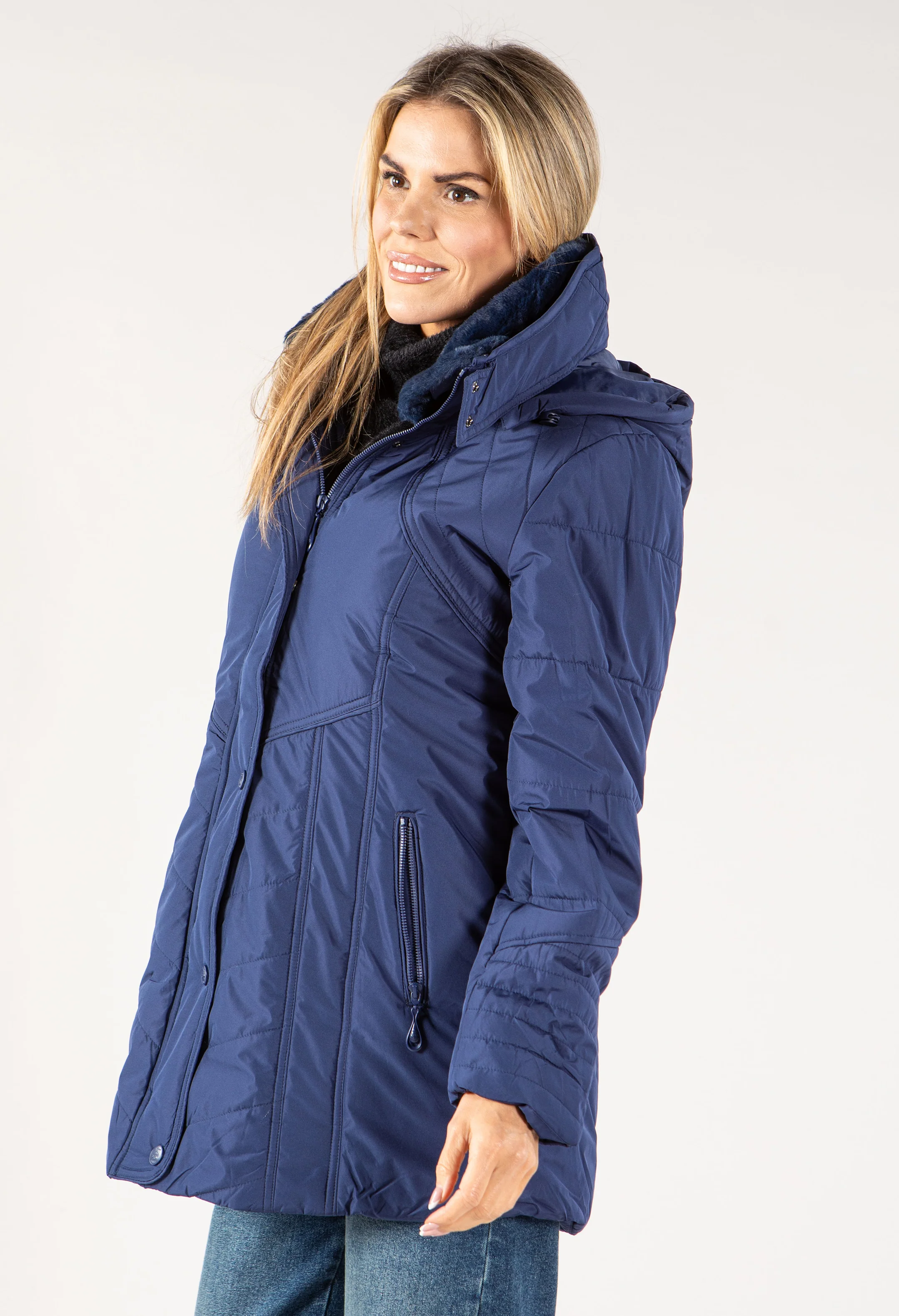 Fur Lined Coat - Image 2