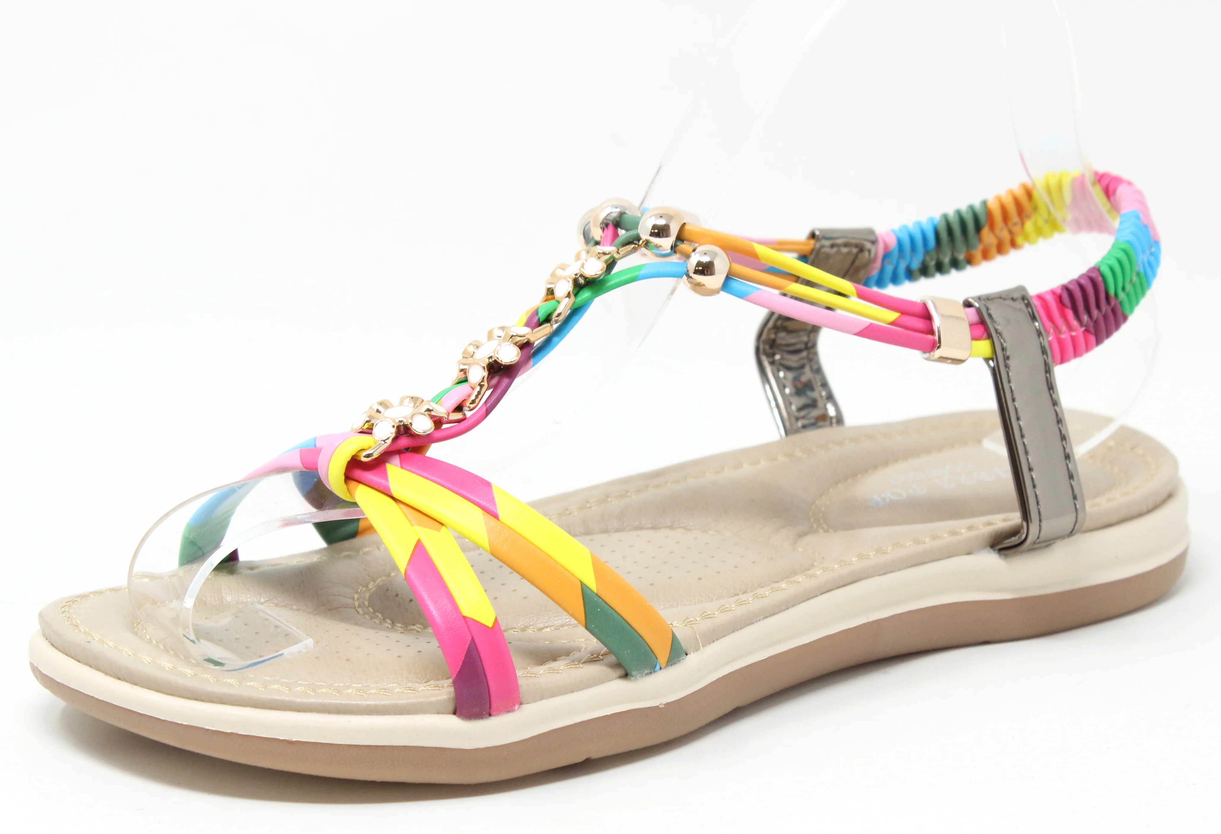 Floral Beaded Sandal - Image 13