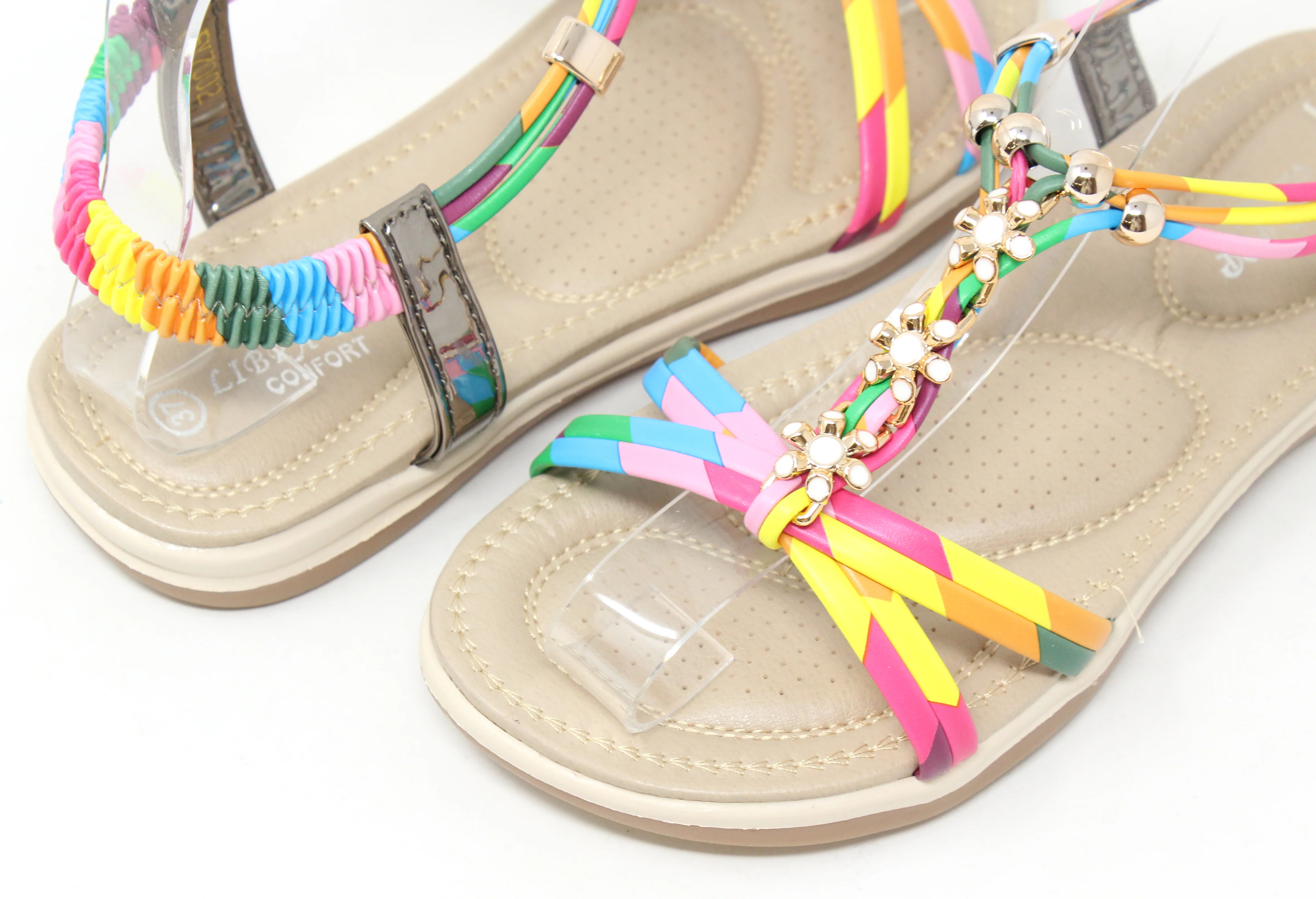 Floral Beaded Sandal - Image 16