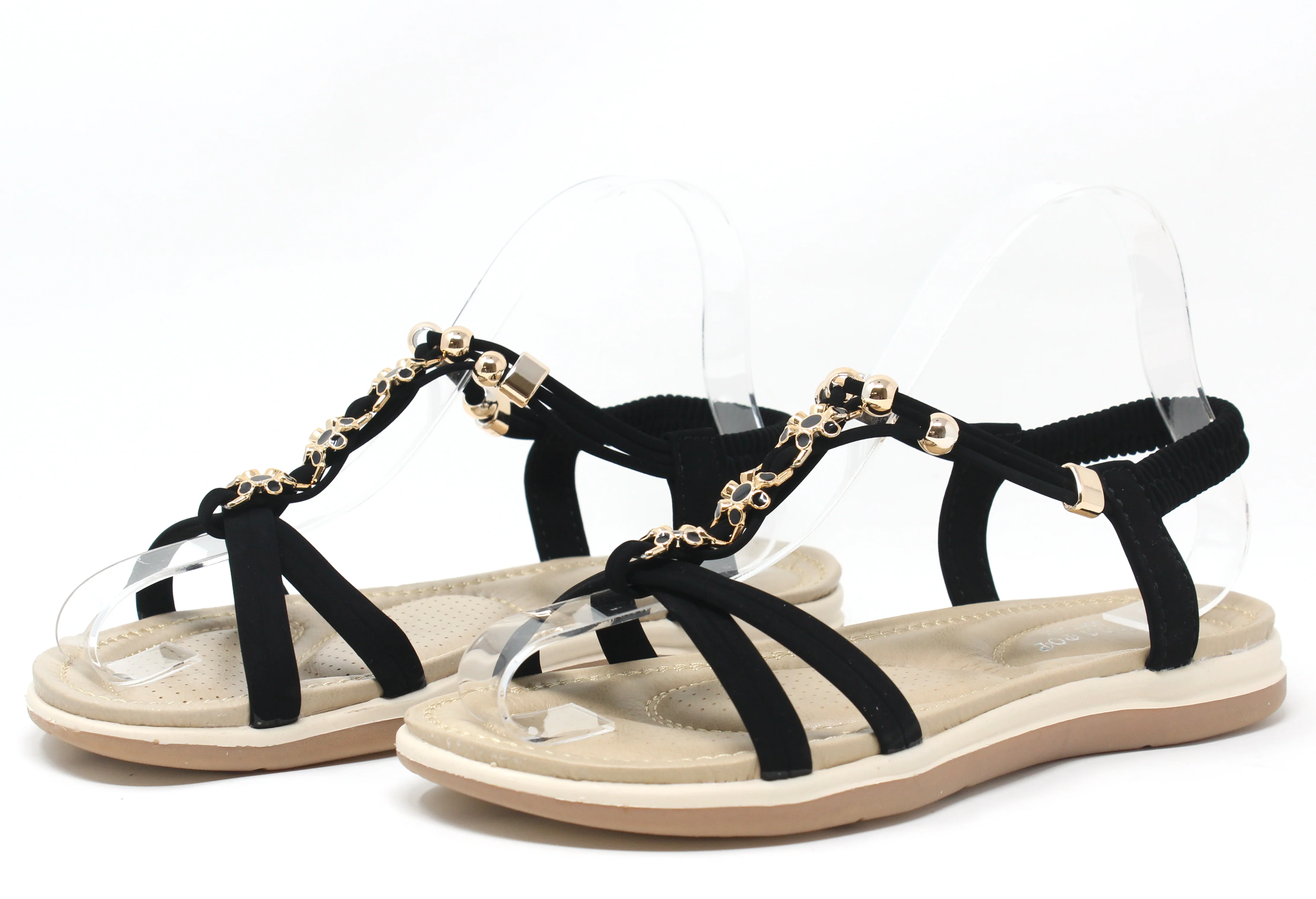 Floral Beaded Sandal - Image 3