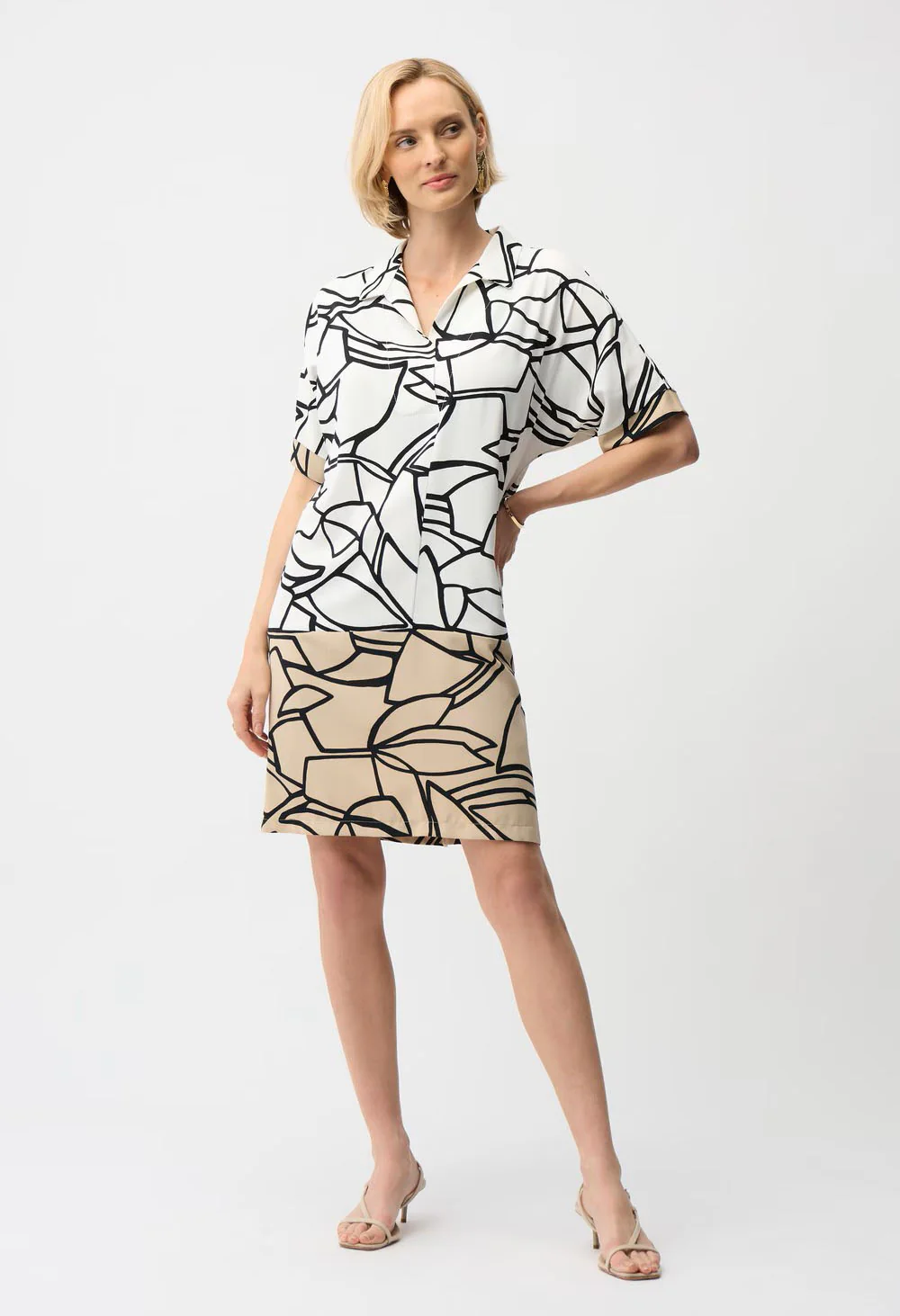 Geo Print Dress