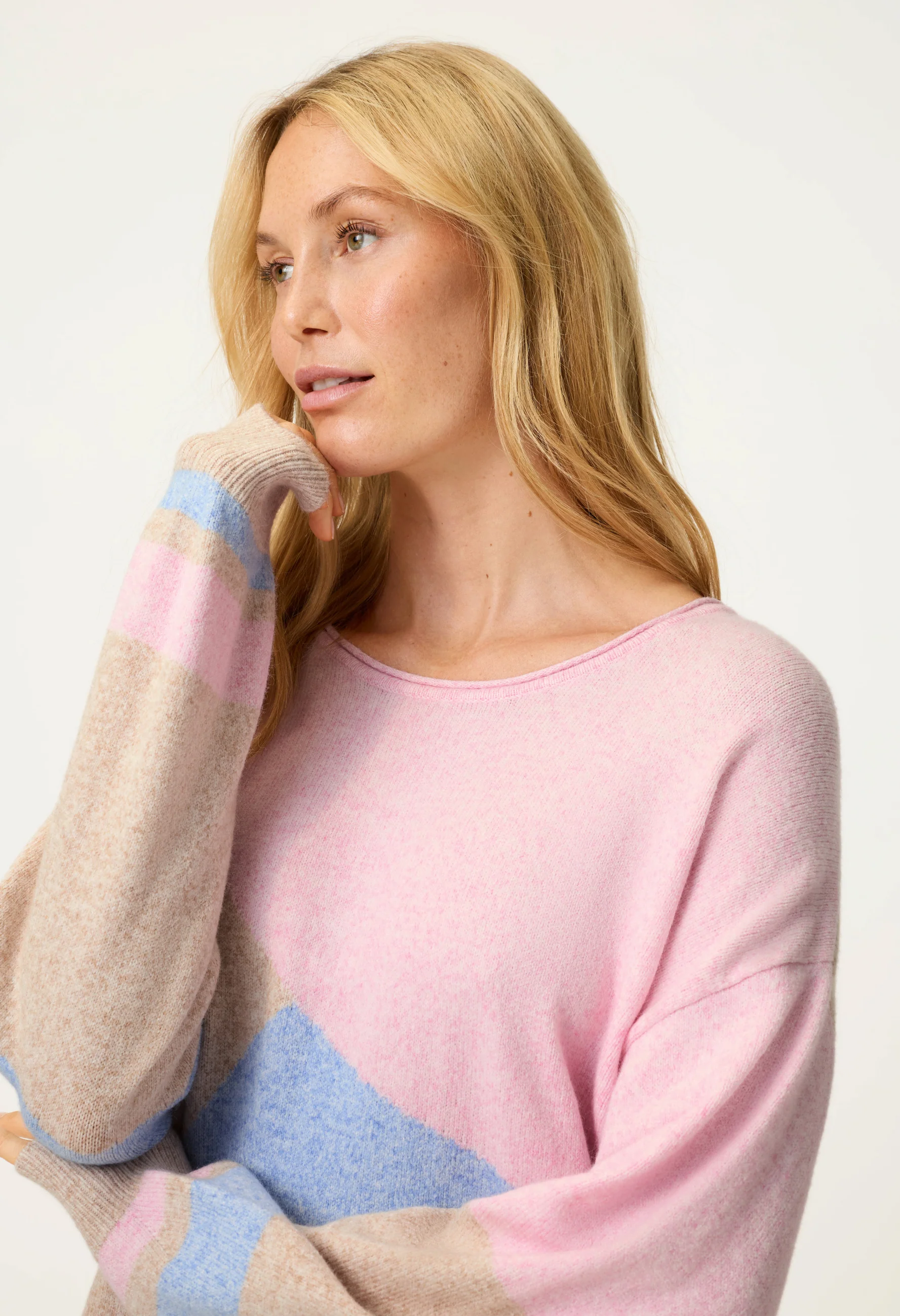 Geometric Design Knit Jumper - Image 3