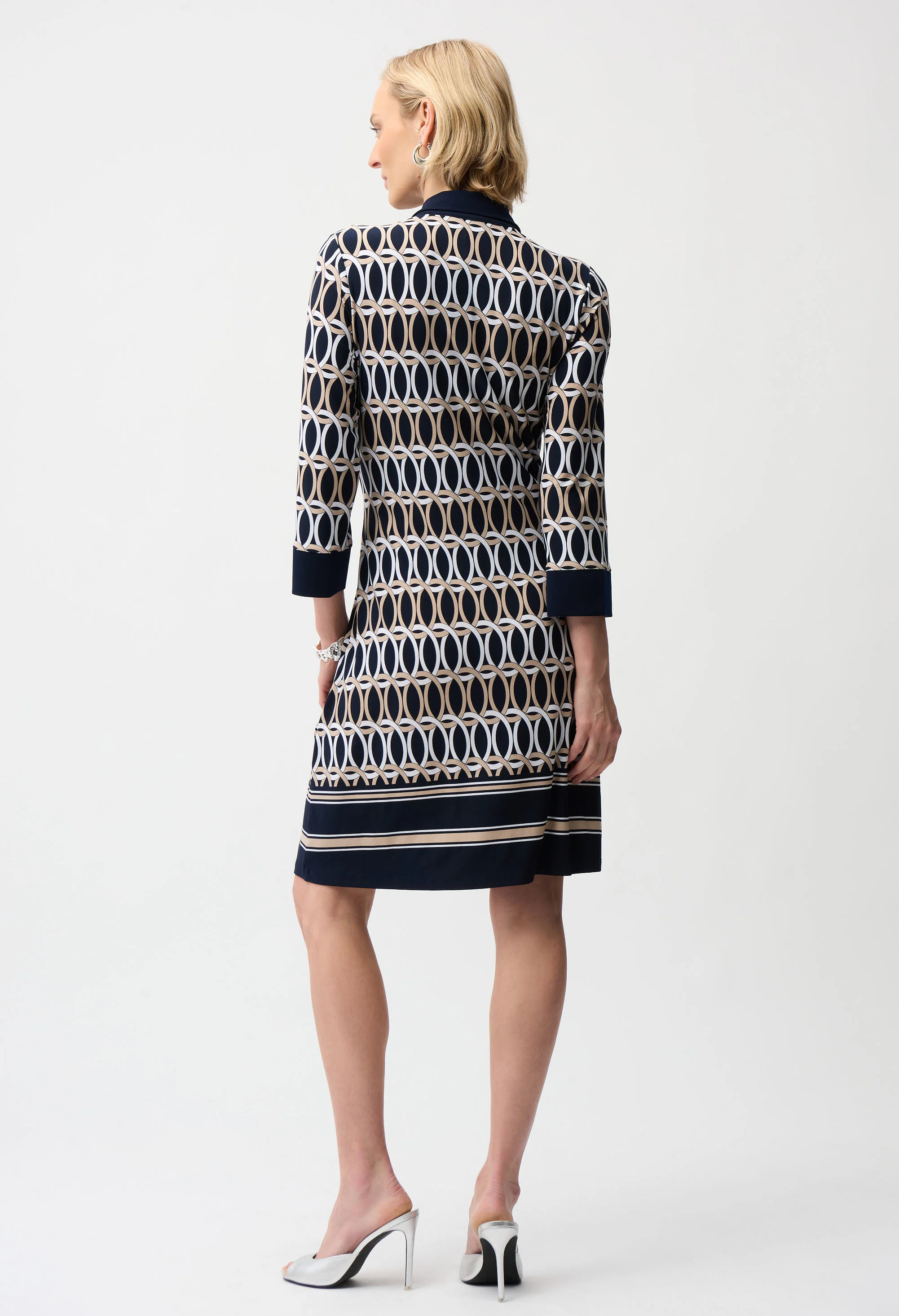 Geometric Shirt Dress - Image 2