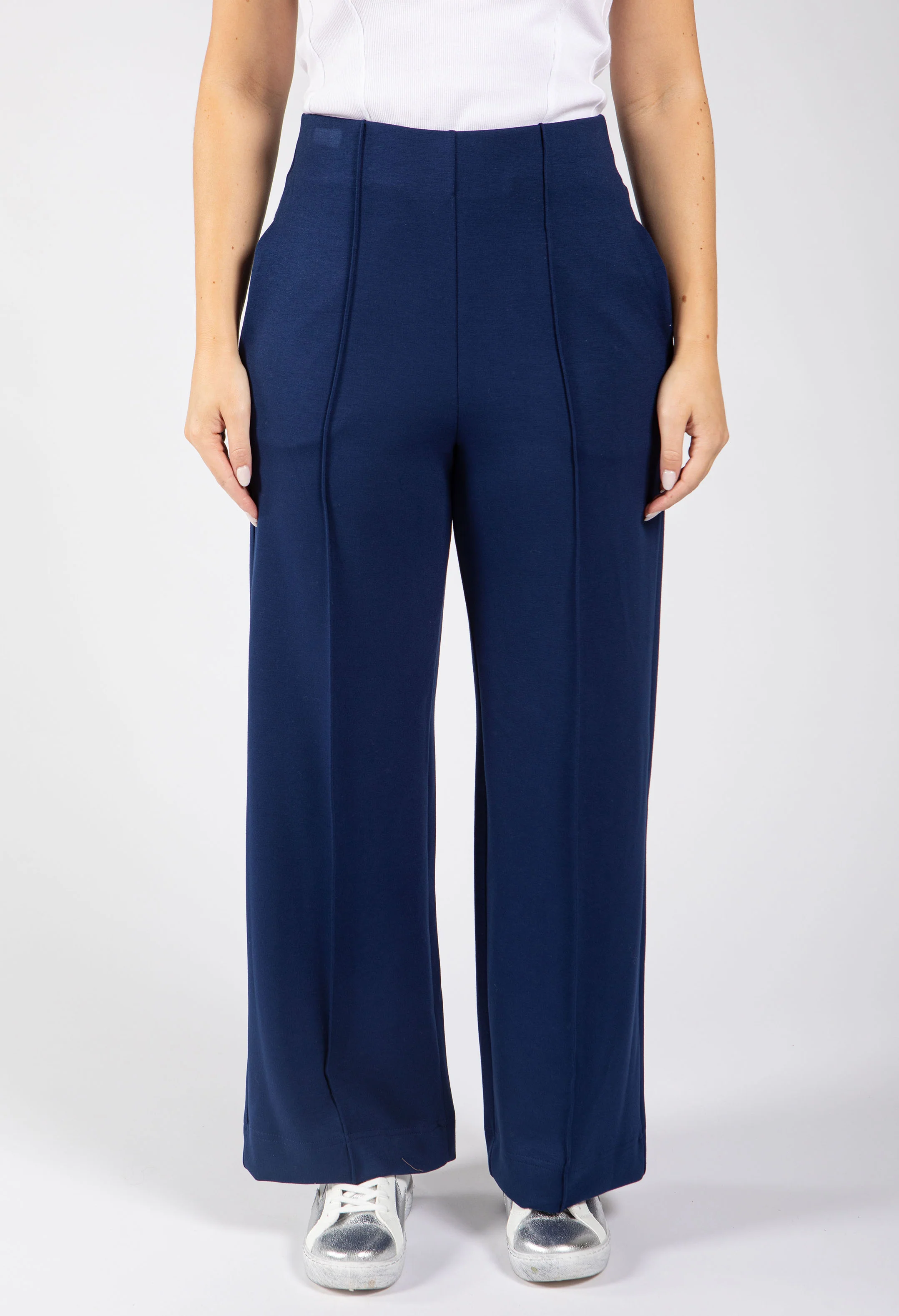 Ginny Soft Touch Wide Leg Trousers - Image 7