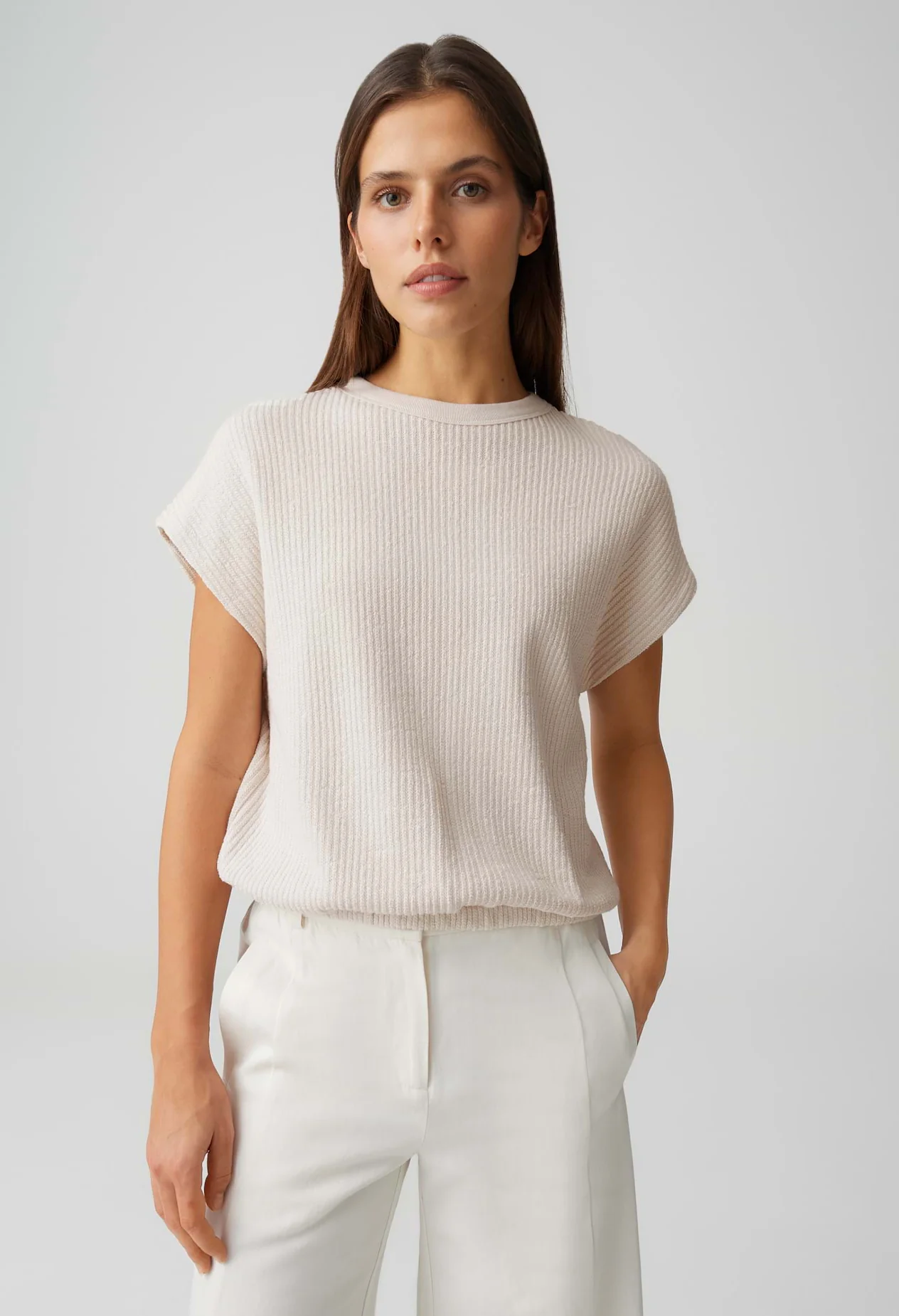 Ginte Ribbed Knit Vest