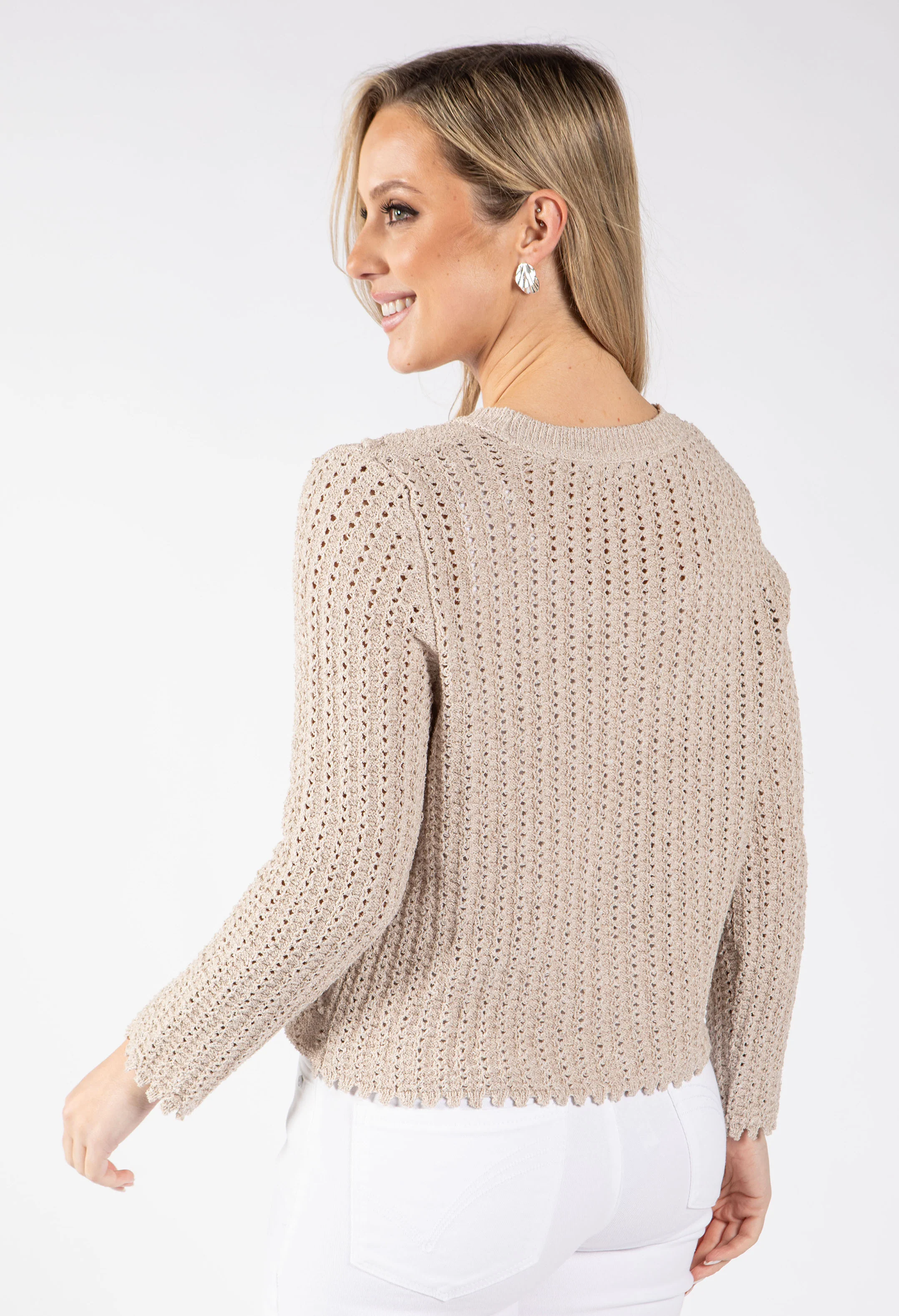 Ginza Crochet Knit Cardigan - Image 9