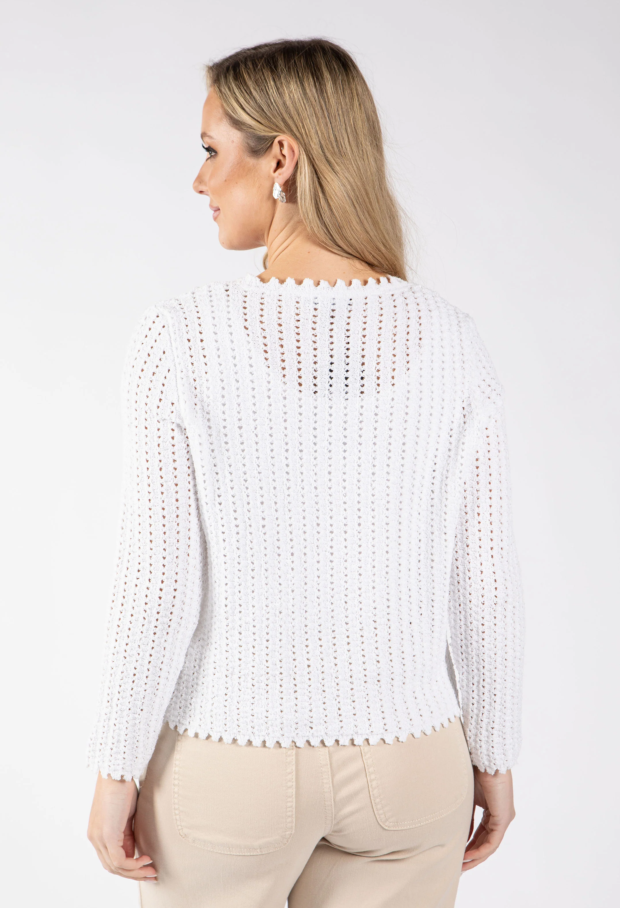 Ginza Crochet Knit Jumper - Image 4