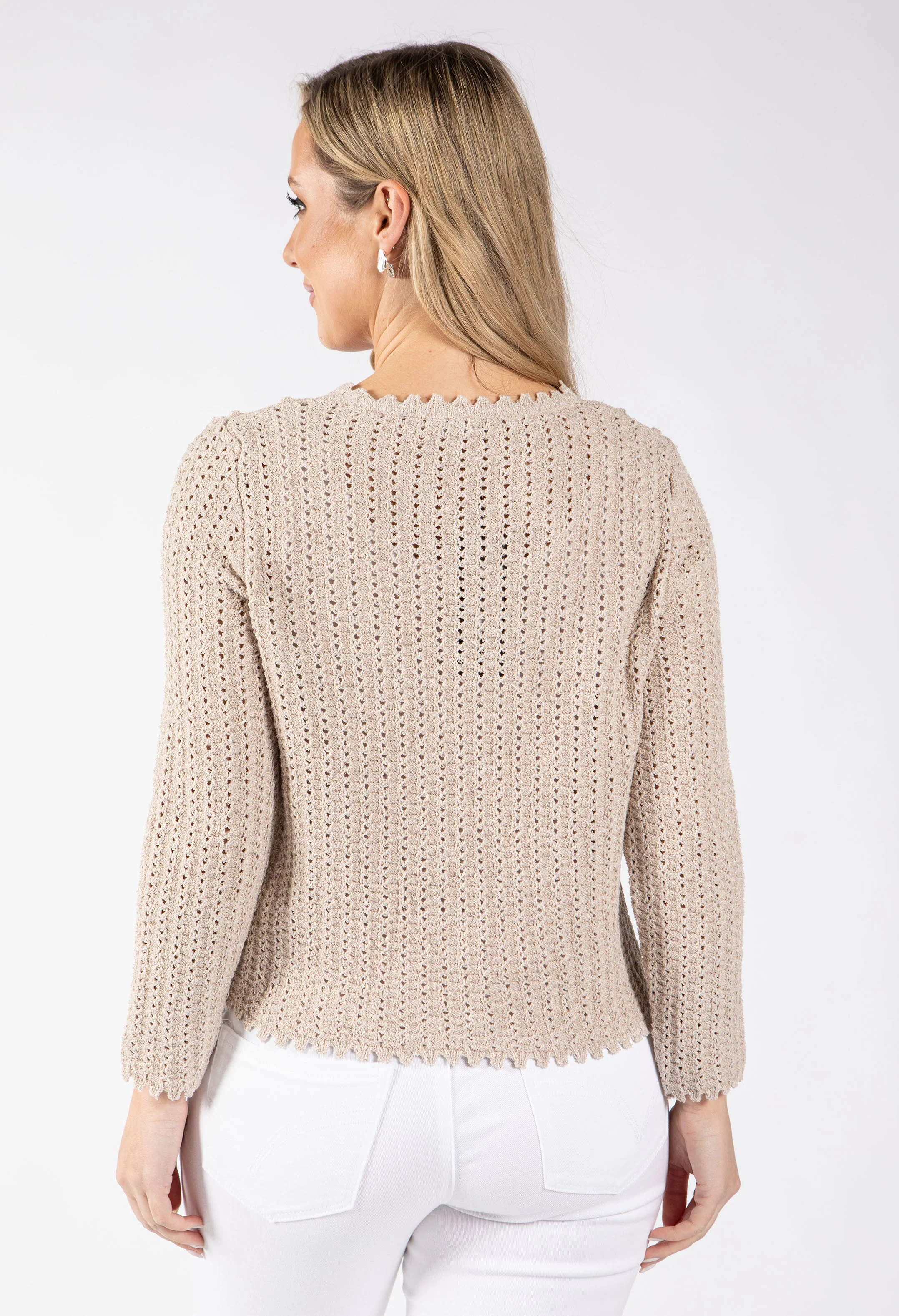 Ginza Crochet Knit Jumper - Image 8