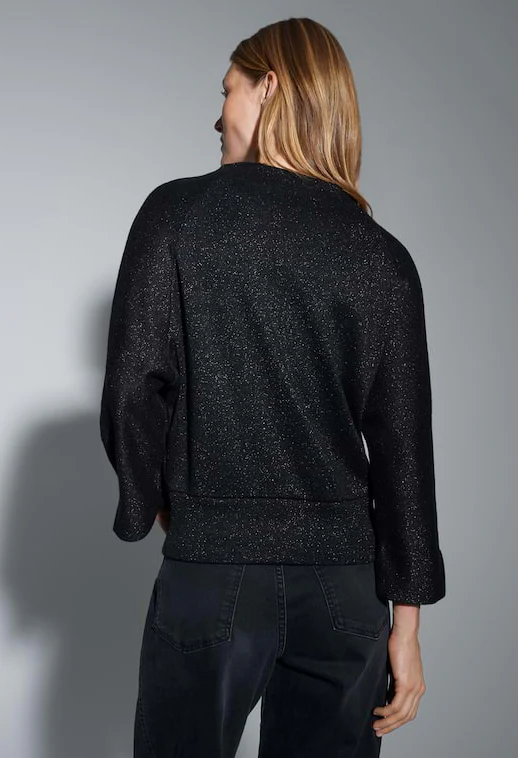 Glantina Loose sweatshirt with gloss effect - Image 5