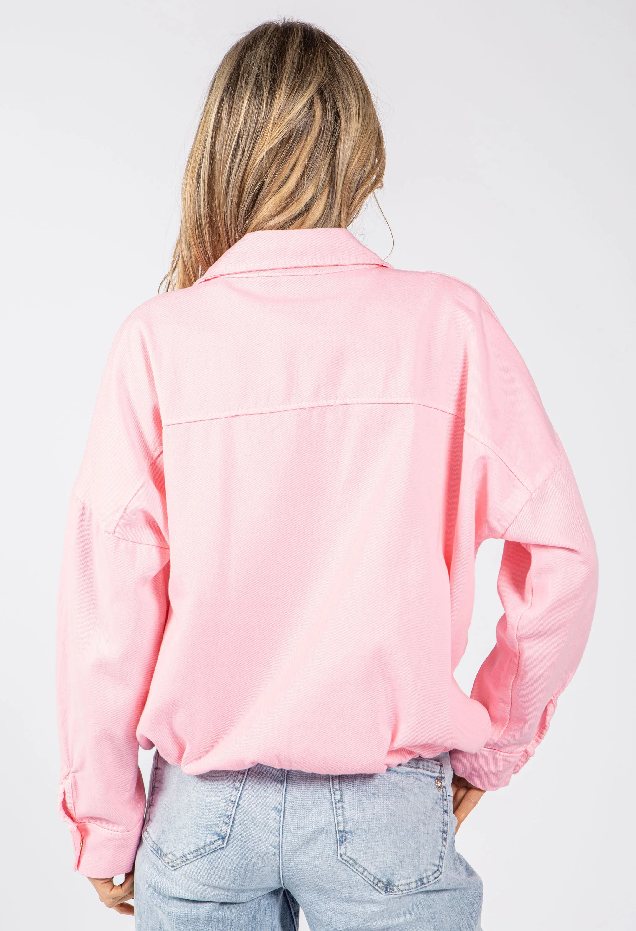 Gold Brooch Detail Denim Jacket - Image 11