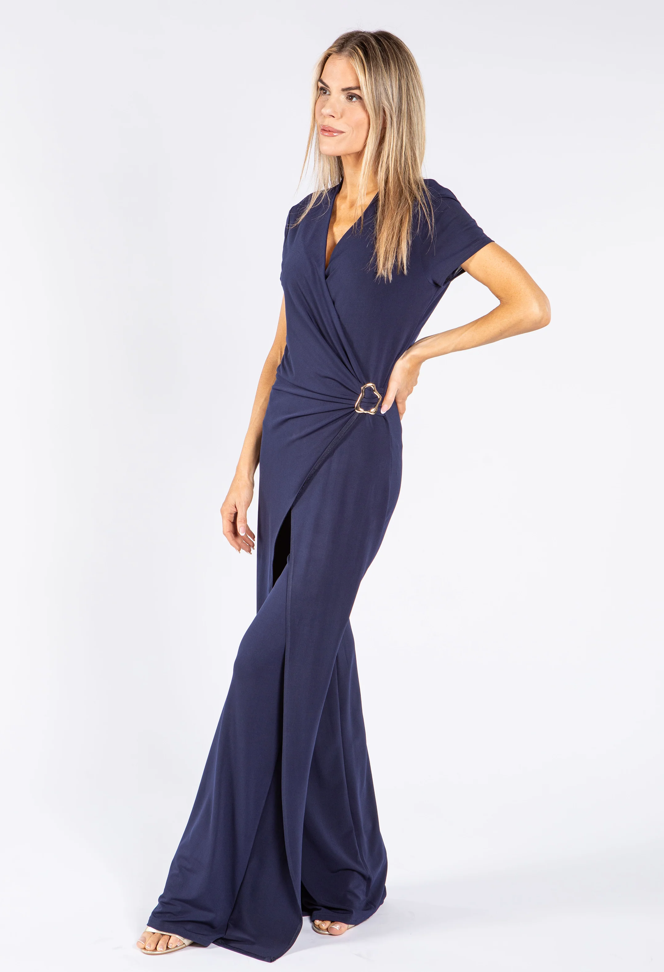 Gold Buckle Detail Jumpsuit - Image 7