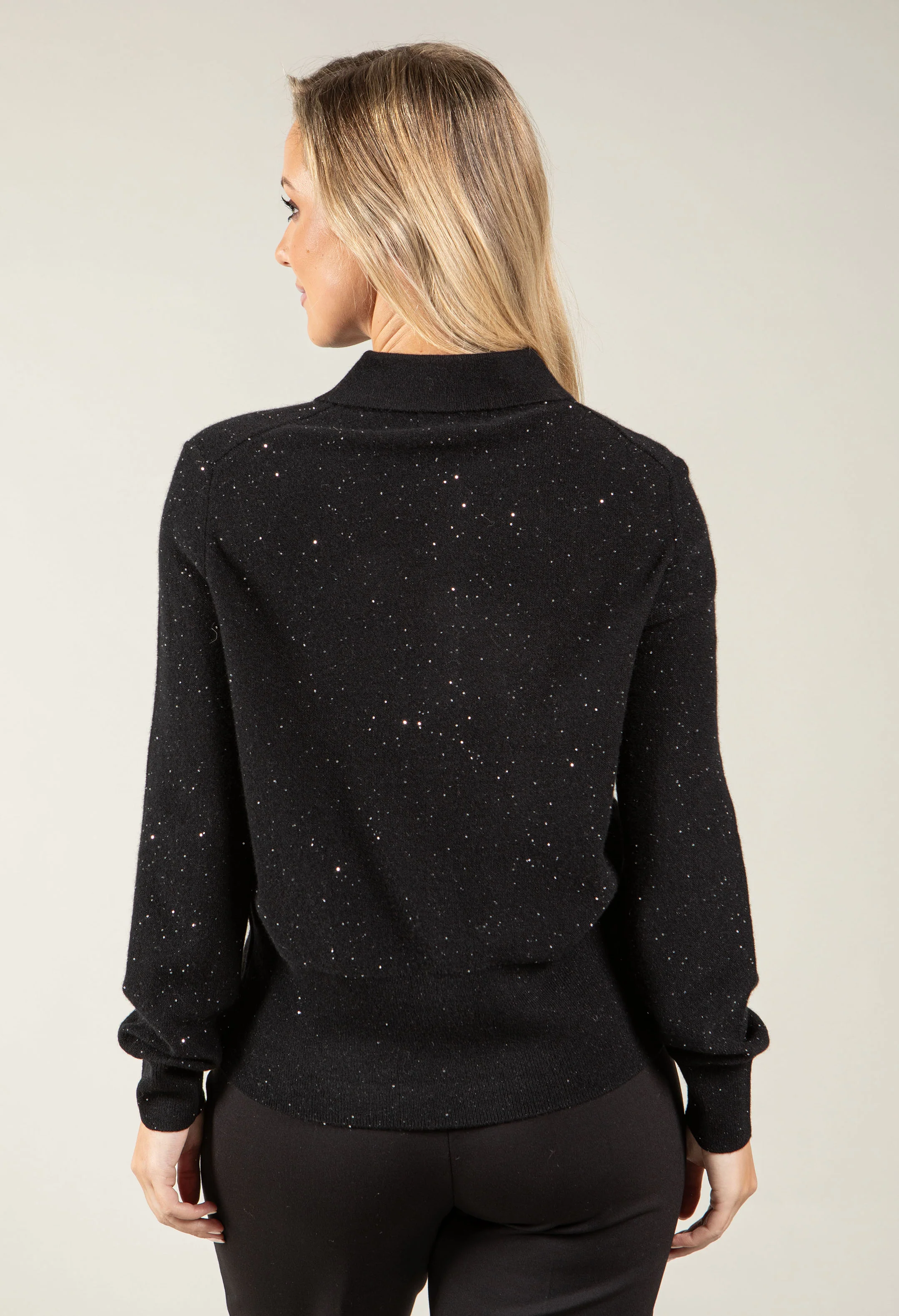 Gold Button Knit Cardigan - Image 5
