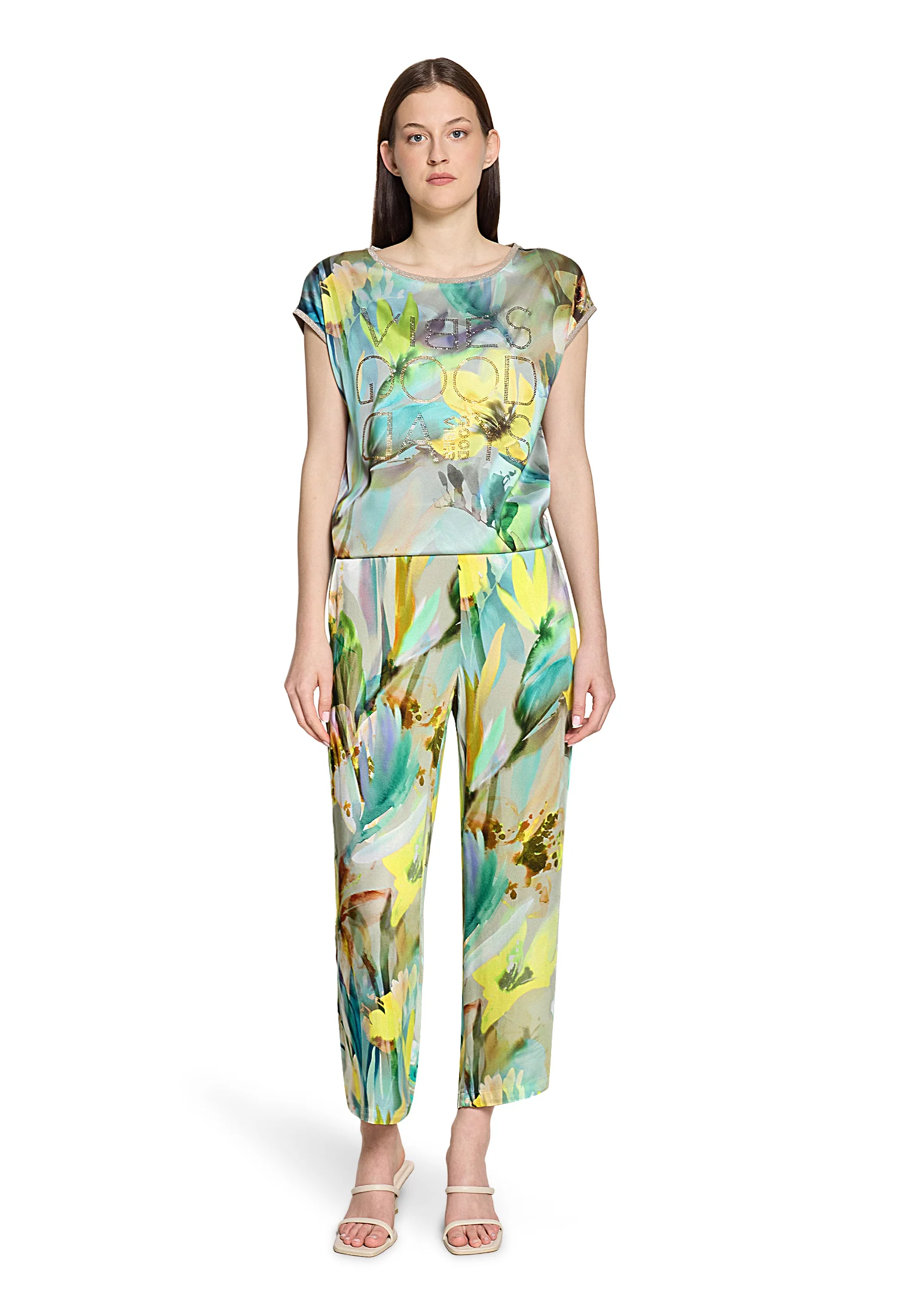 Good Vibes Satin Look Top - Image 4