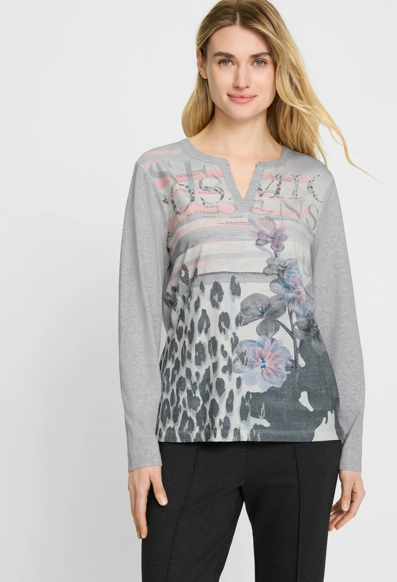Graphic Long Sleeve Top