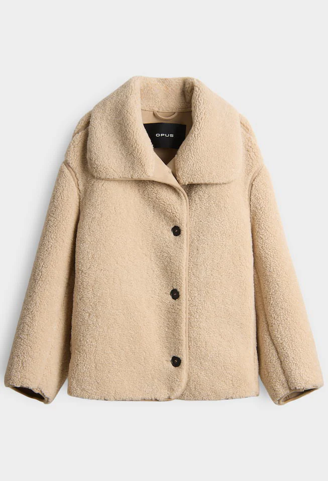 Hafine Regular soft teddy jacket - Image 6