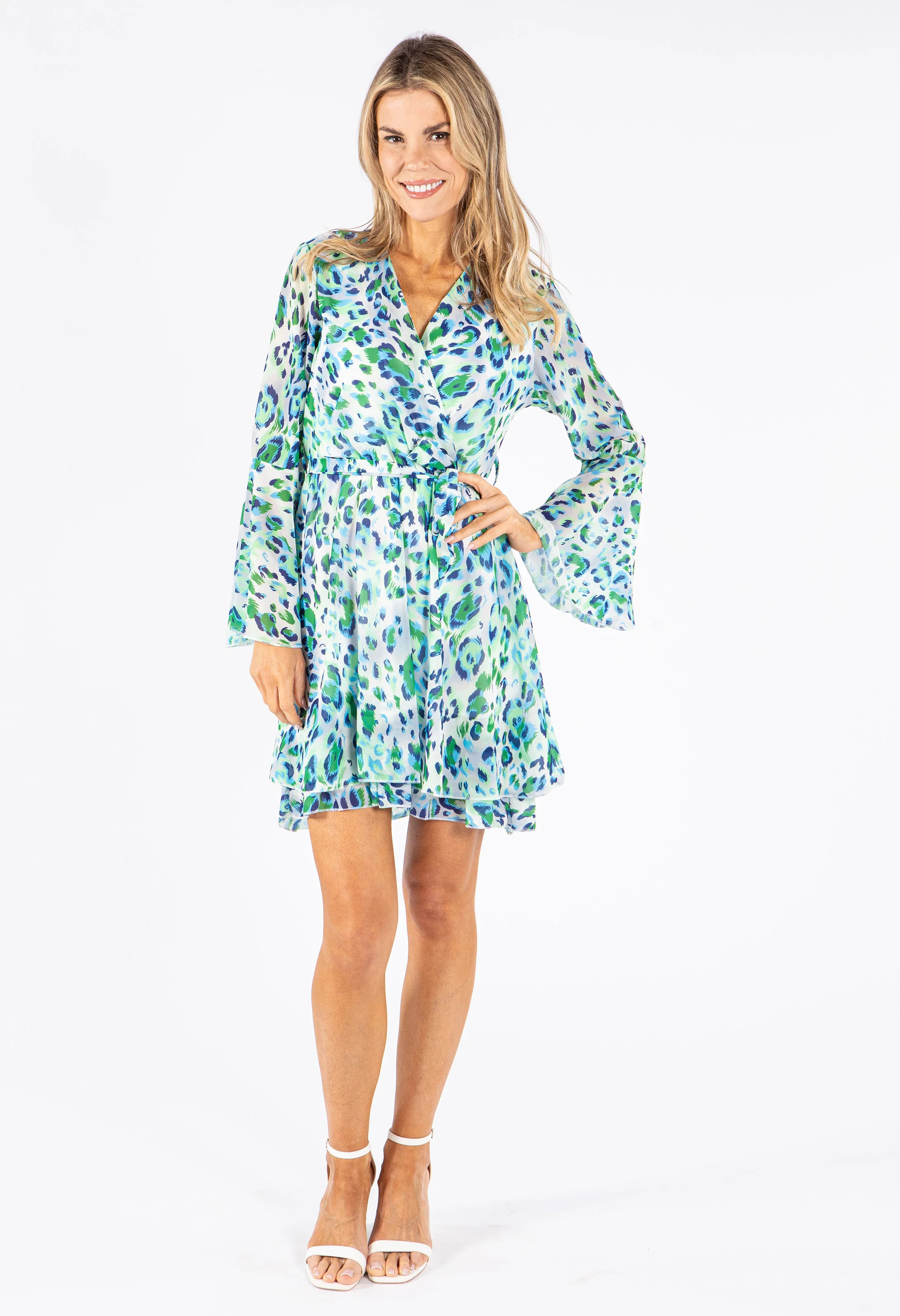 Harper Dress in Leo Print - Image 3