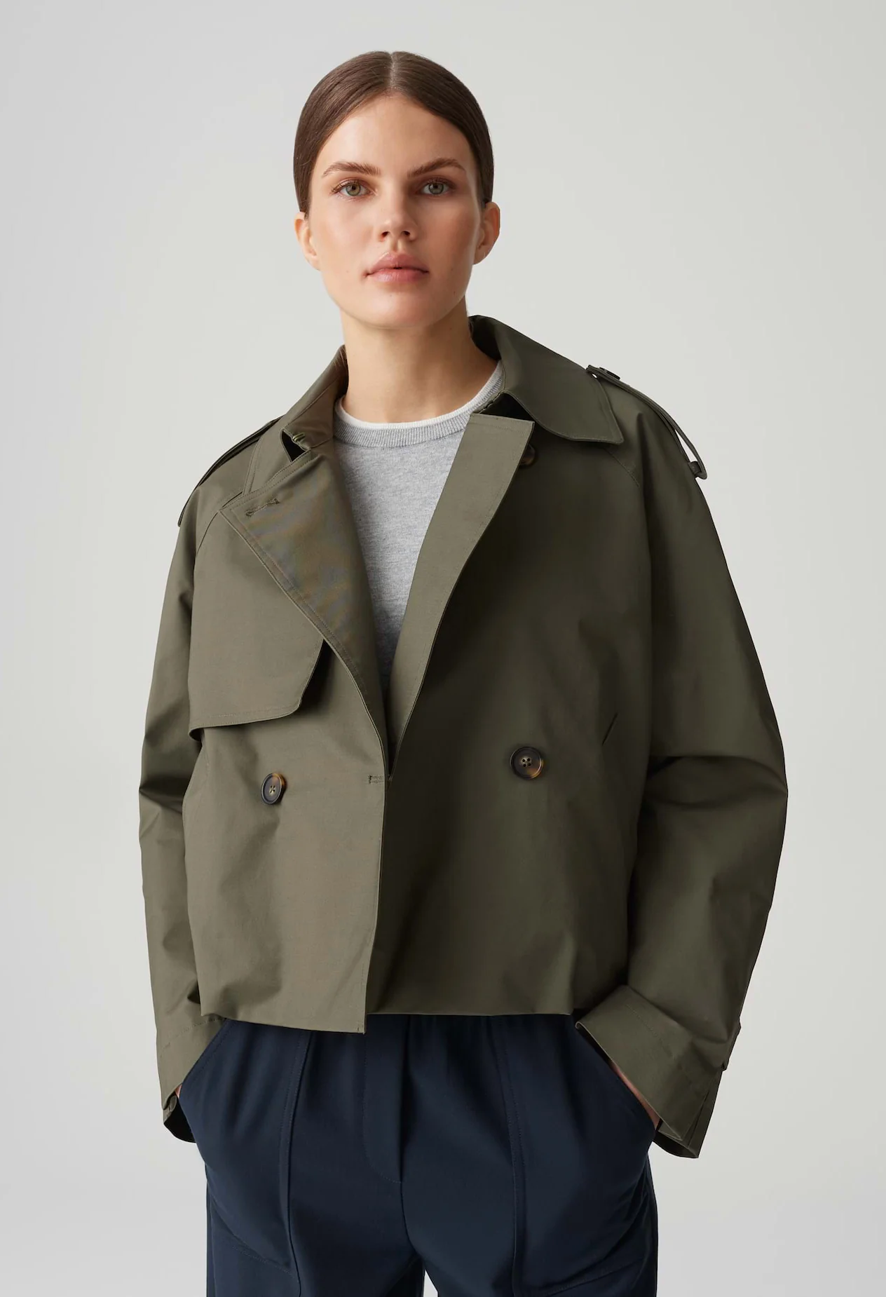 Hawena Loose Trench Jacket - Image 3