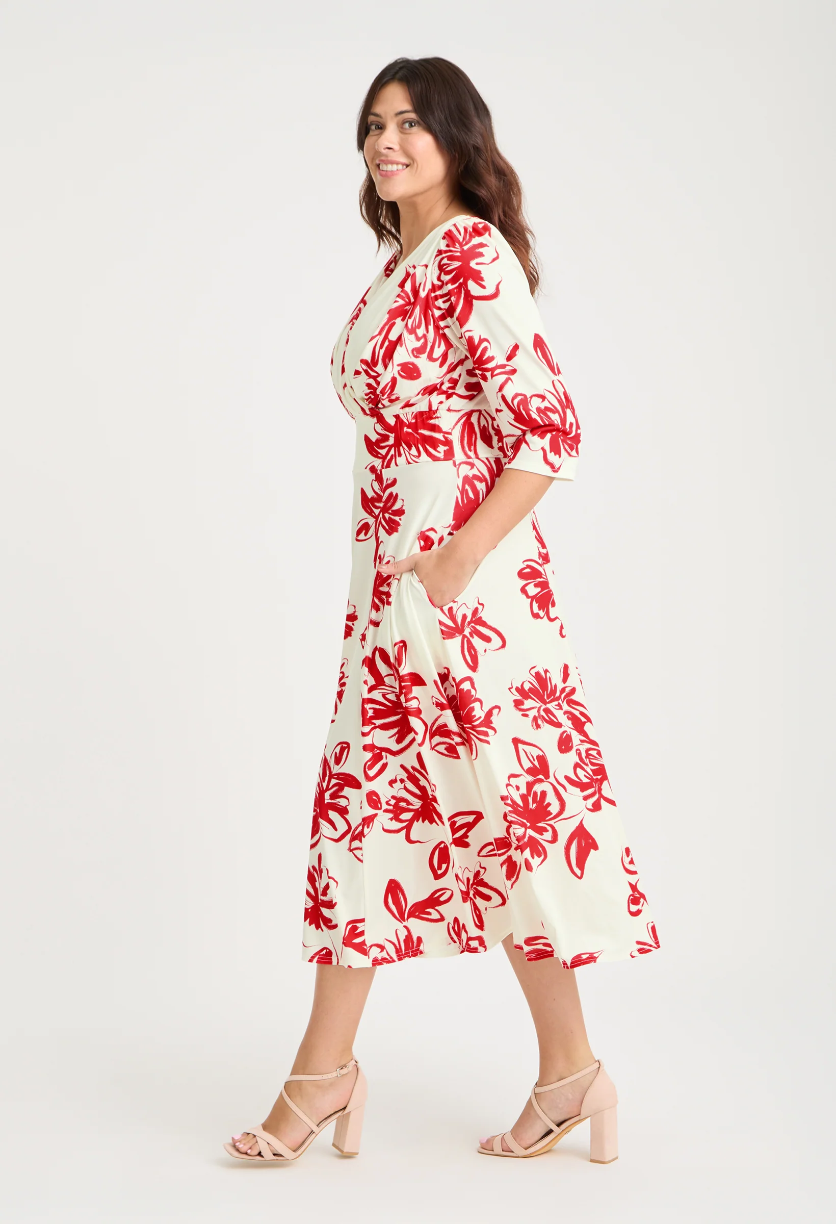 Helena Curve+ Midi Dress - Image 3
