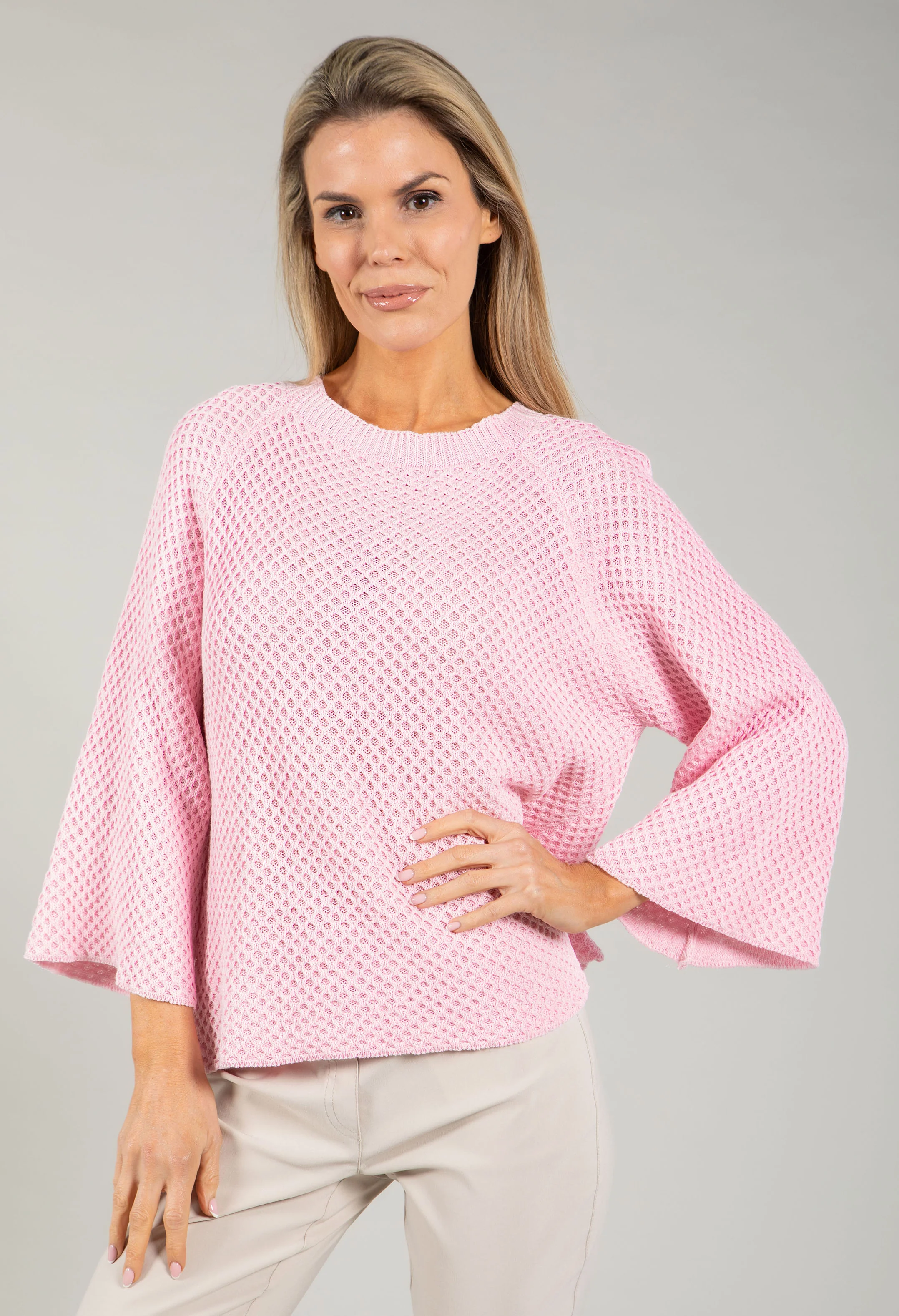 Honeycomb Knit Jumper - Image 6
