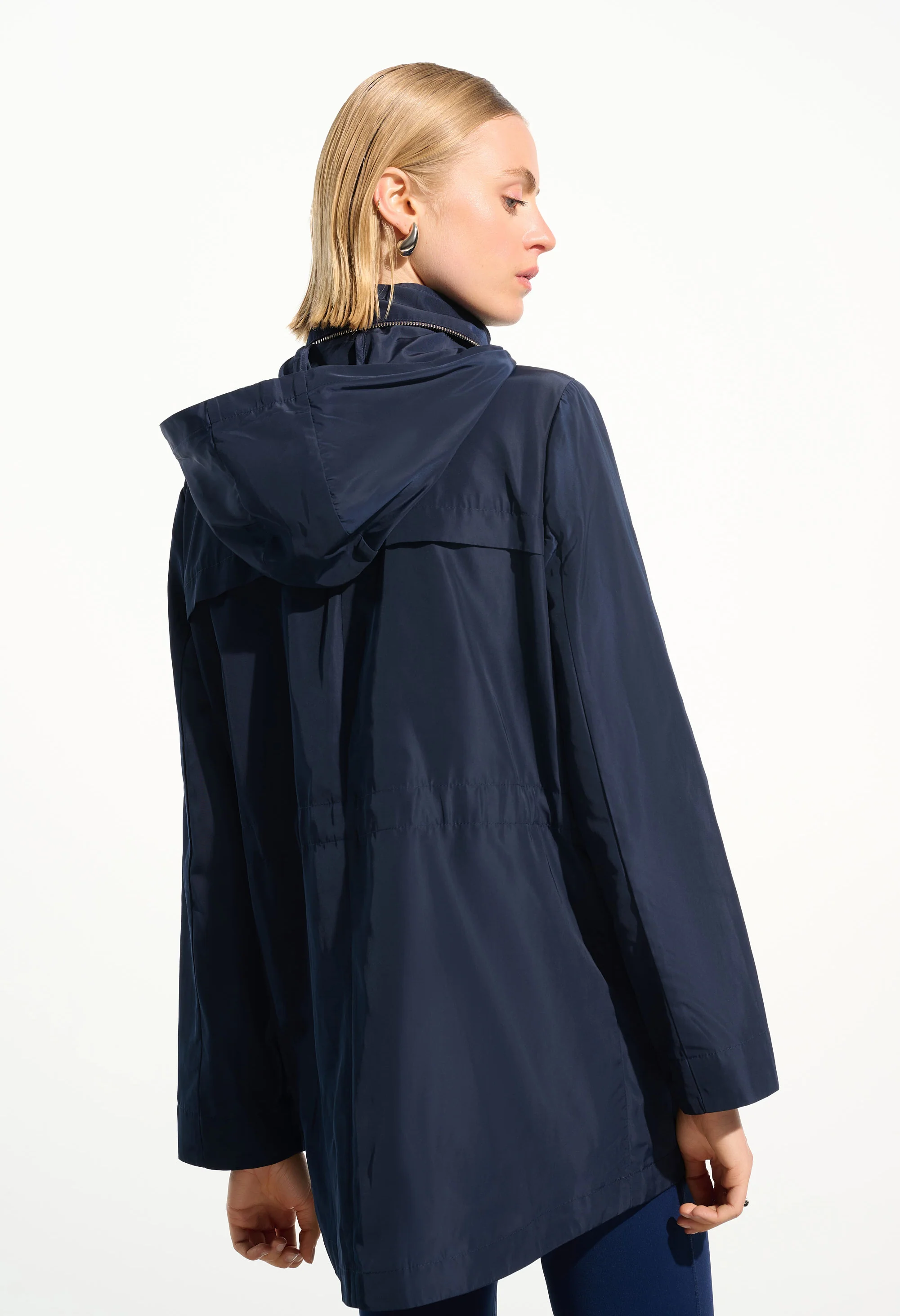 Hooded Jacket With Zipper - Image 3