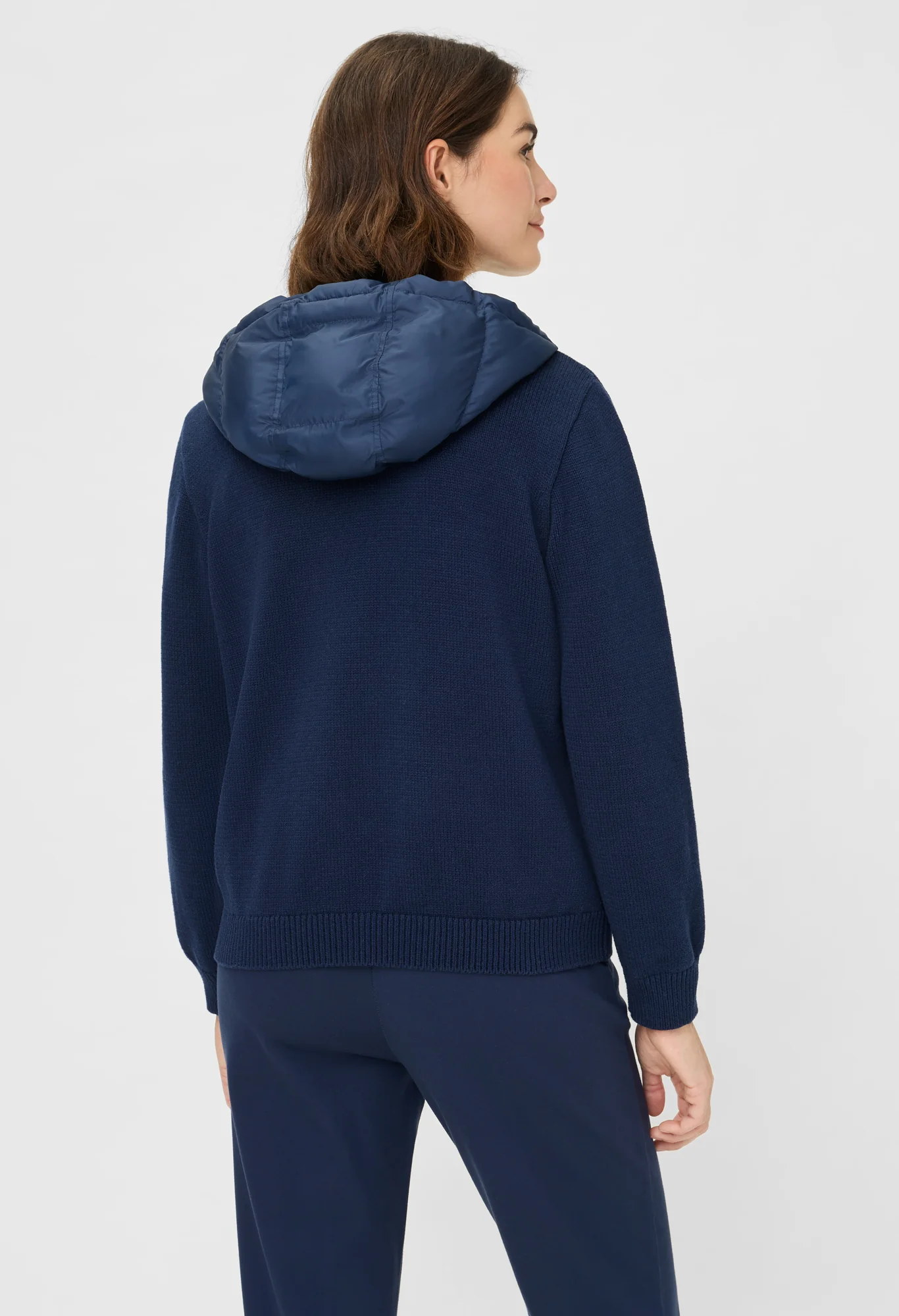 Hooded Knit Cardigan - Image 2