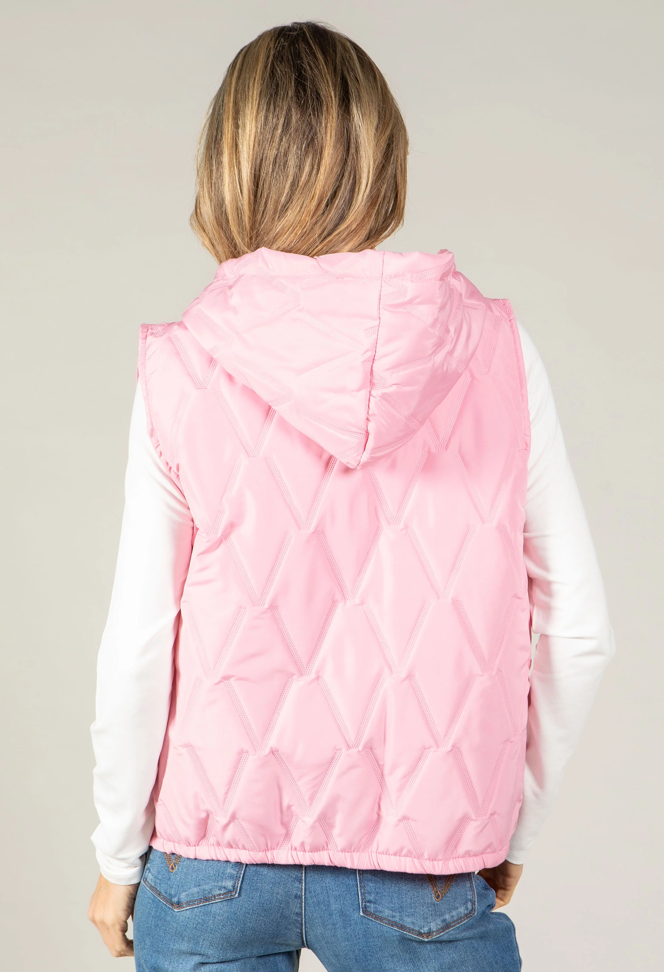 Hooded Quilted Gilet - Image 9