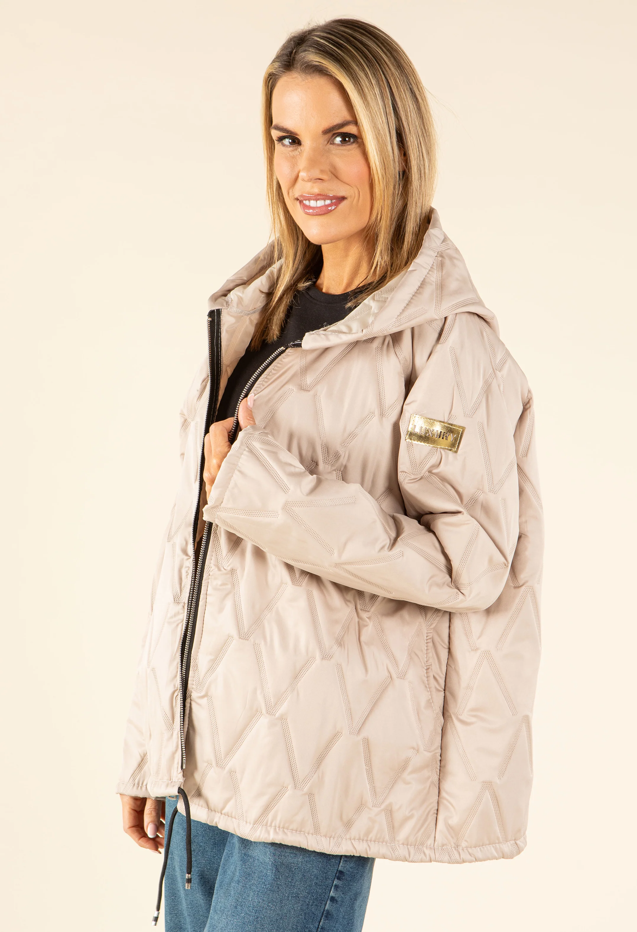 Hooded Quilted Jacket - Image 4