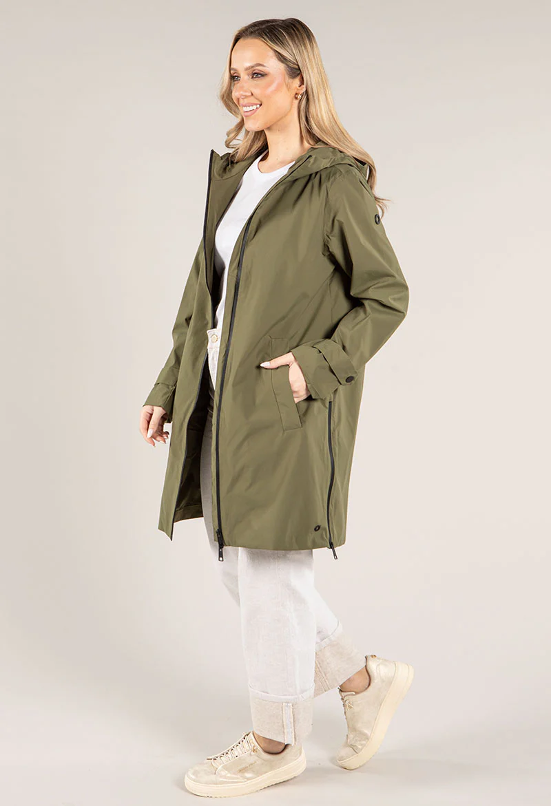 Hooded Rain Coat - Image 2