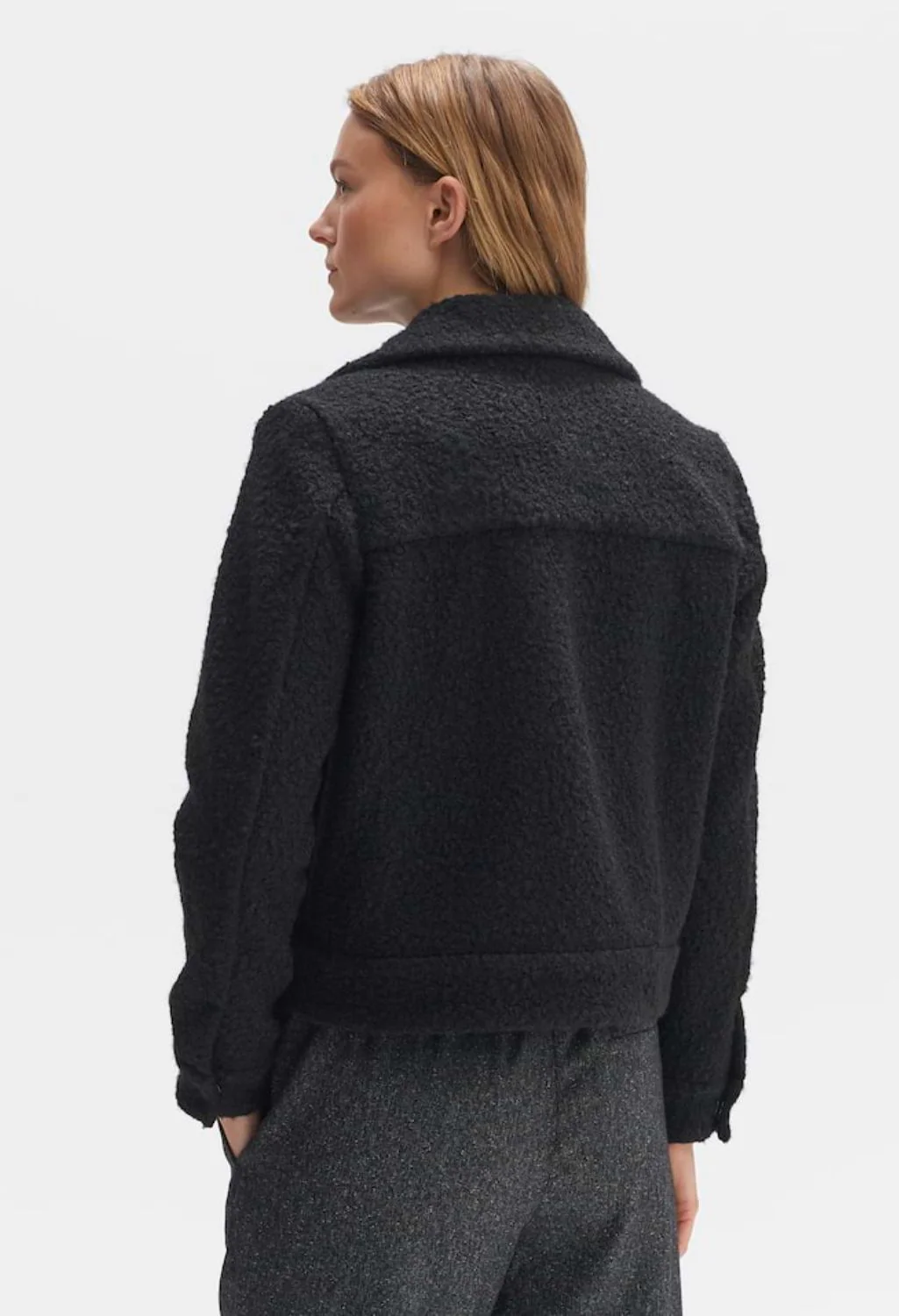 Humini Borg Biker Jacket - Image 2