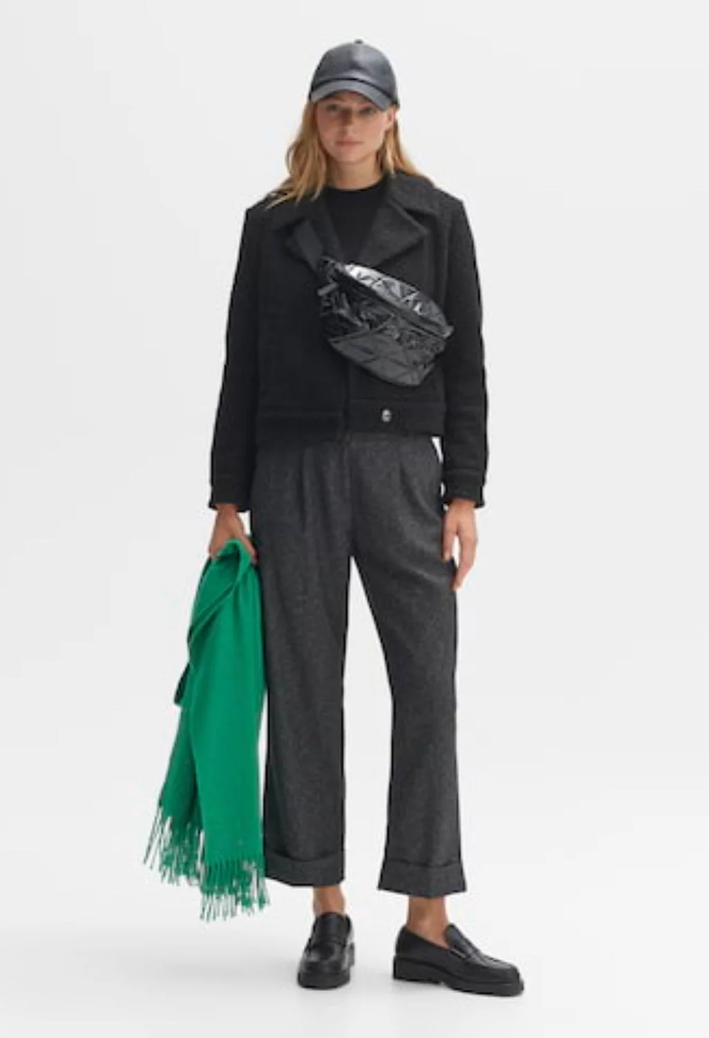 Humini Borg Biker Jacket - Image 3
