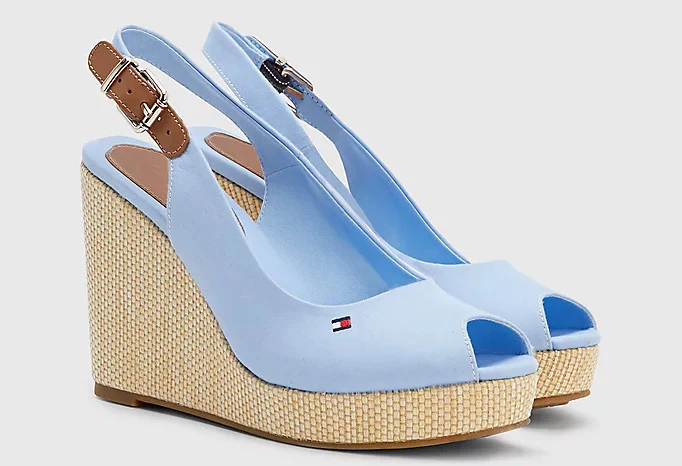 ICONIC SLINGBACK ESPADRILLE HIGH HEEL WEDGES - Image 14