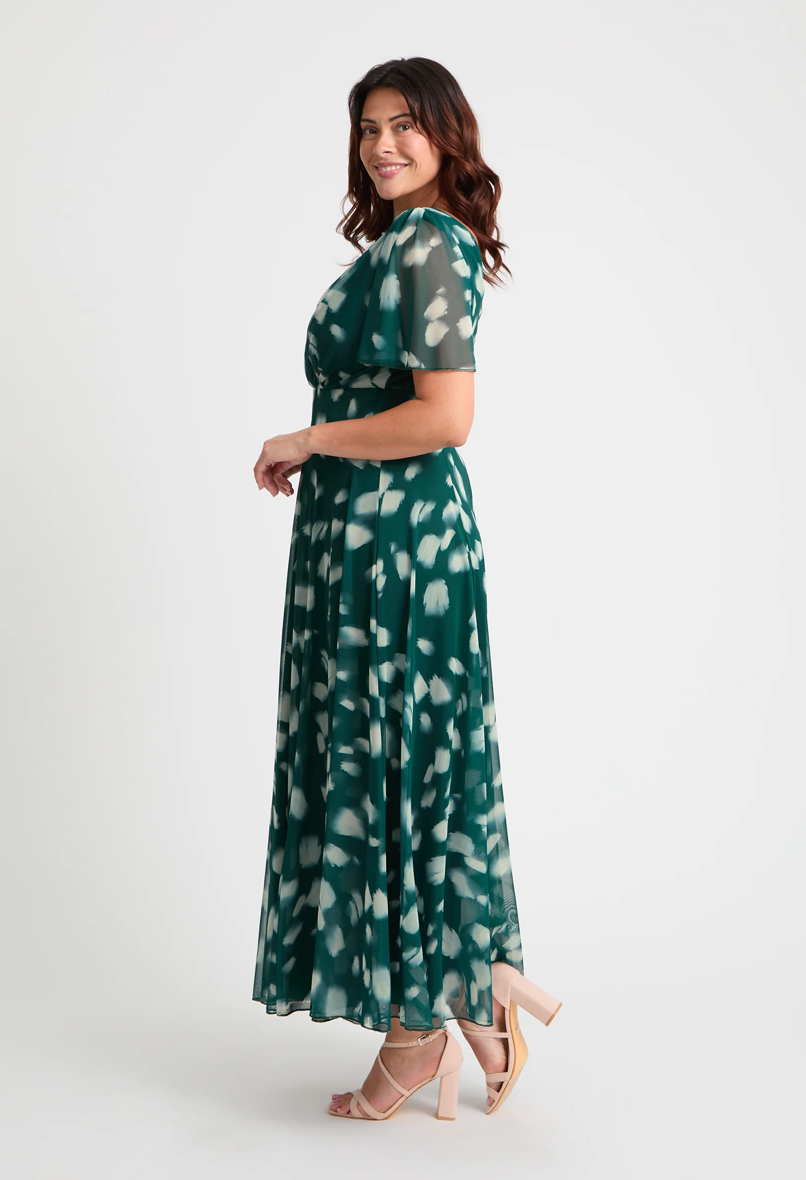 Isabelle Curve+ Float Sleeve Maxi Dress - Image 2