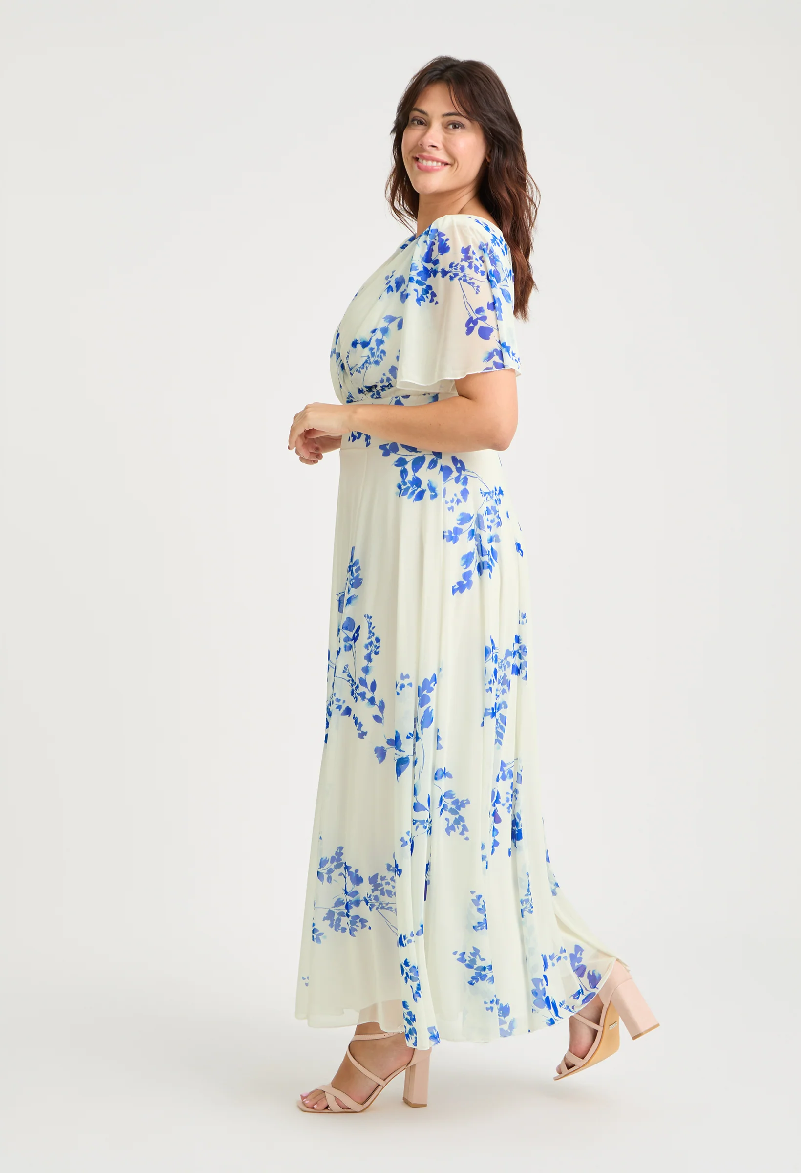 Isabelle Curve+ Float Sleeve Maxi Dress - Image 3