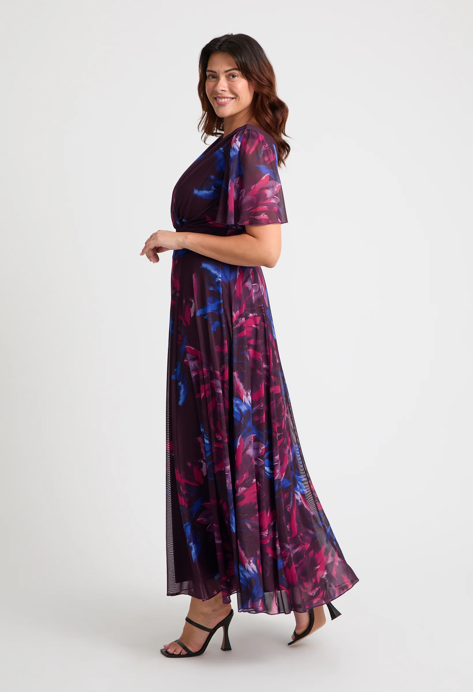 Isabelle Curve+ Float Sleeve Maxi Dress - Image 2